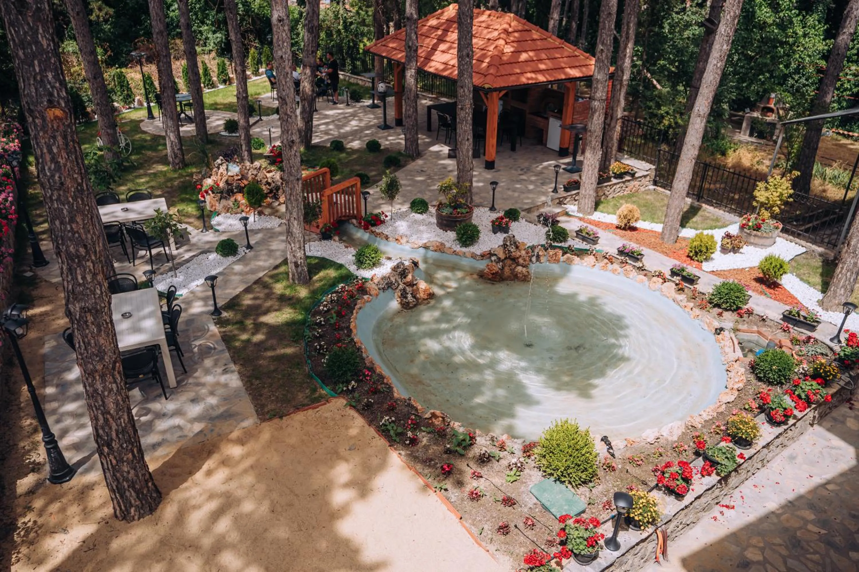 Patio in Villa Pupin Gorna Porta