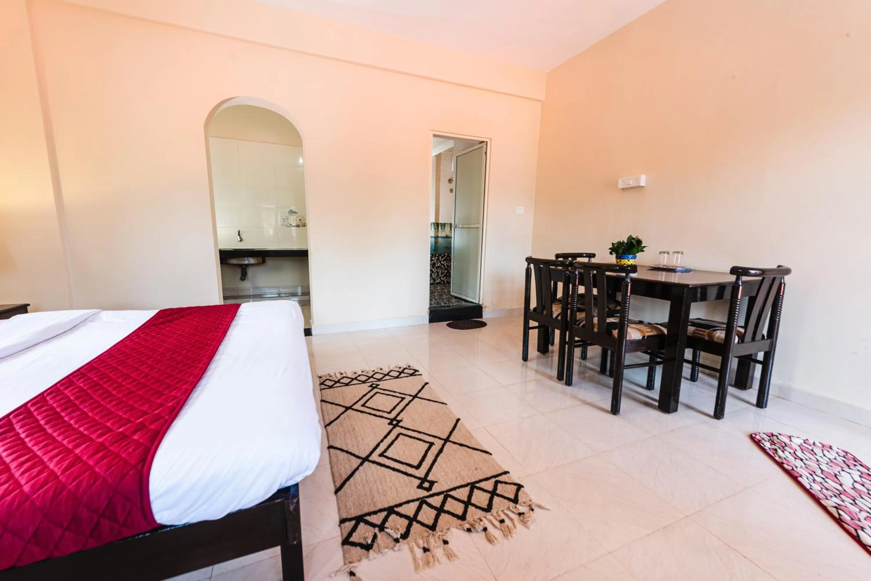 Bedroom in Hotel La Paulo's Near Beach Resort