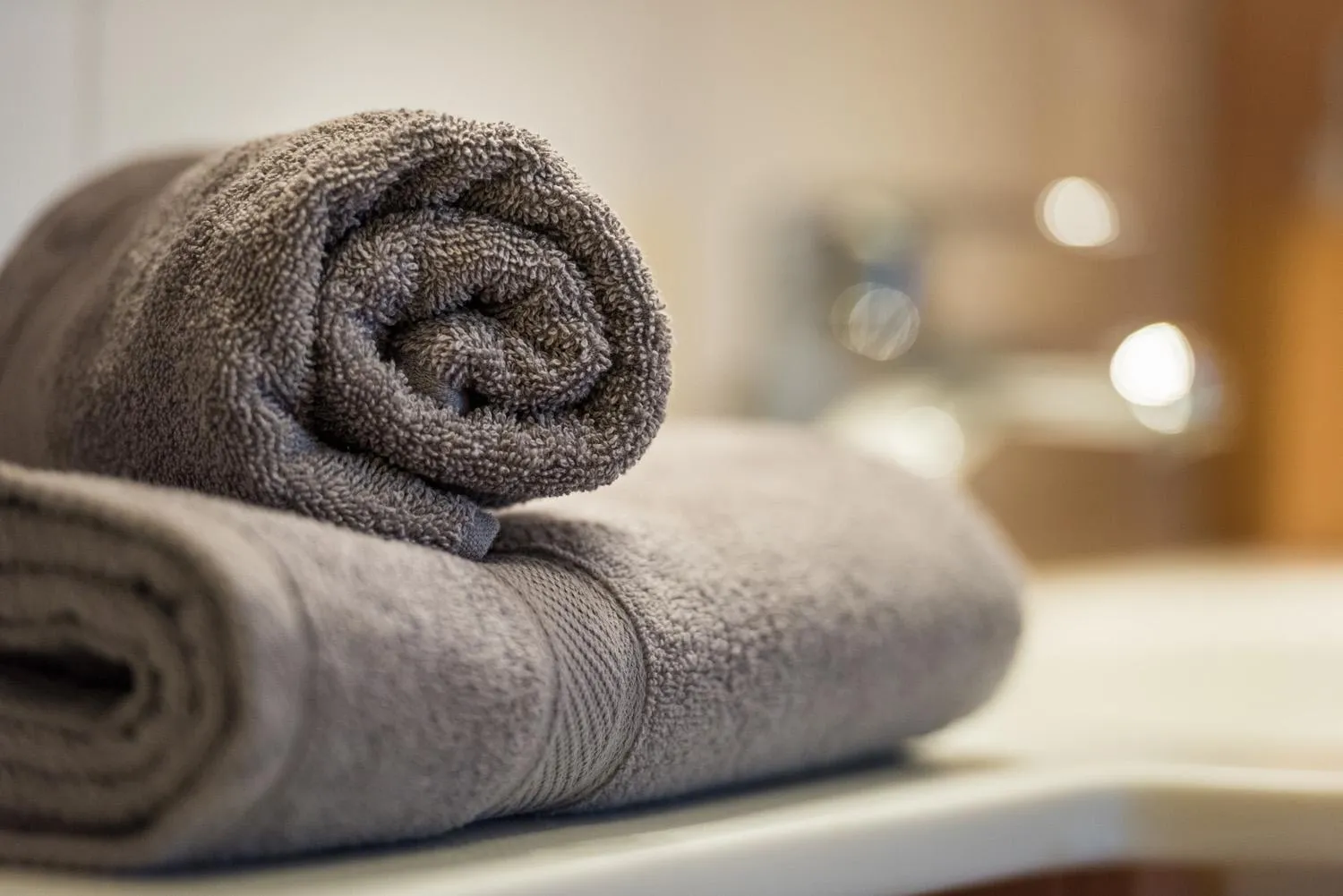 towels, Bed in Ferienpension Steiner