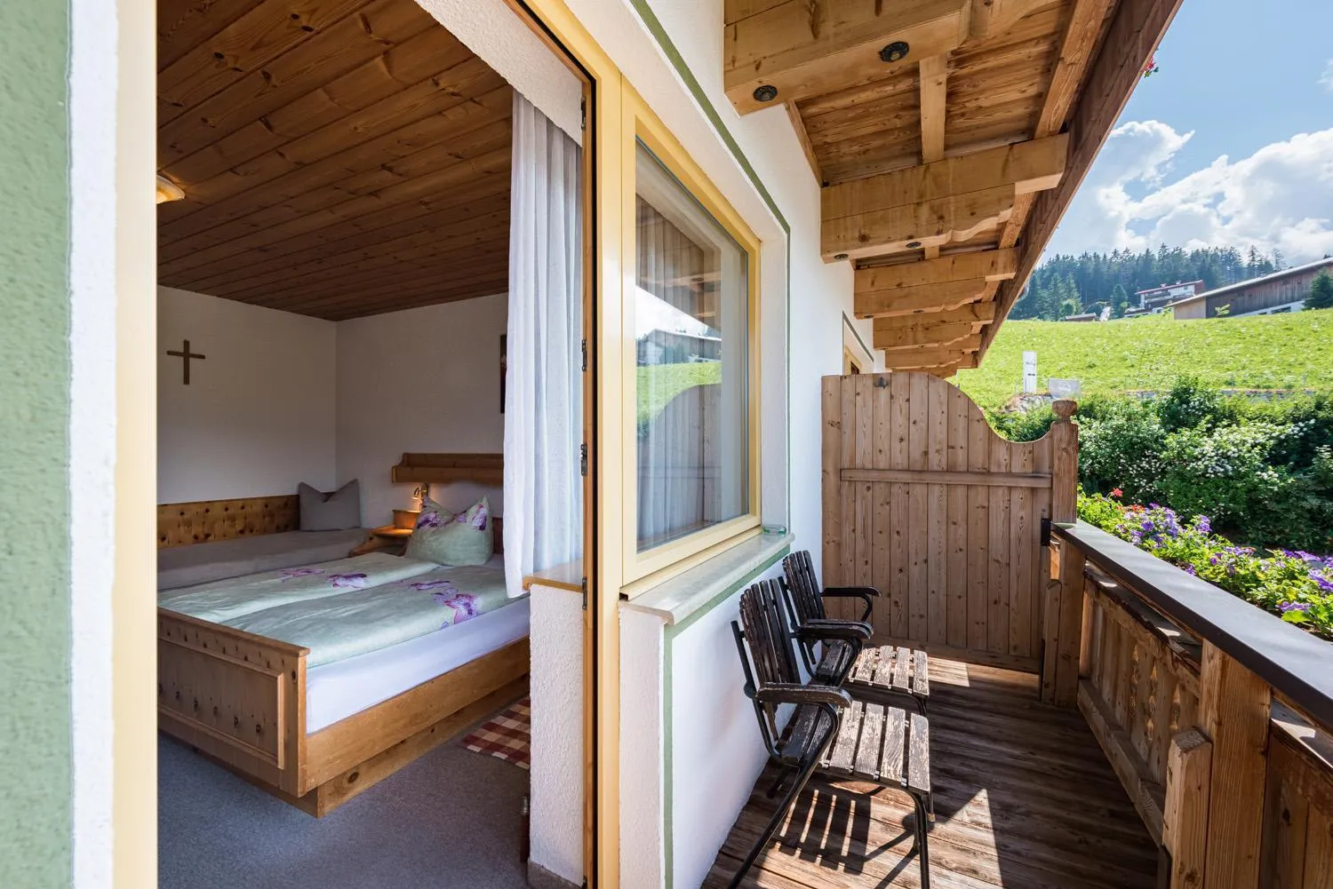 Photo of the whole room, Bed in Ferienpension Steiner