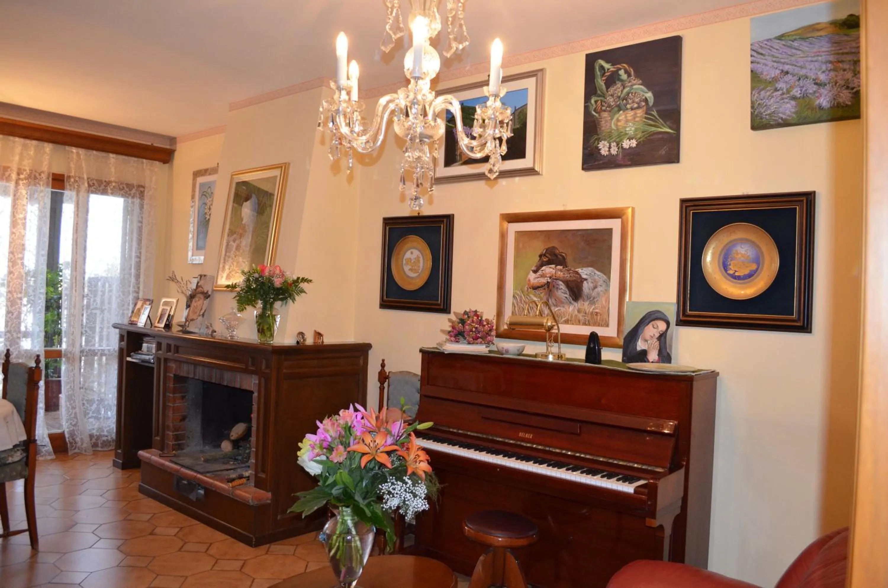 Communal lounge/ TV room in B&B Nonna Luisa