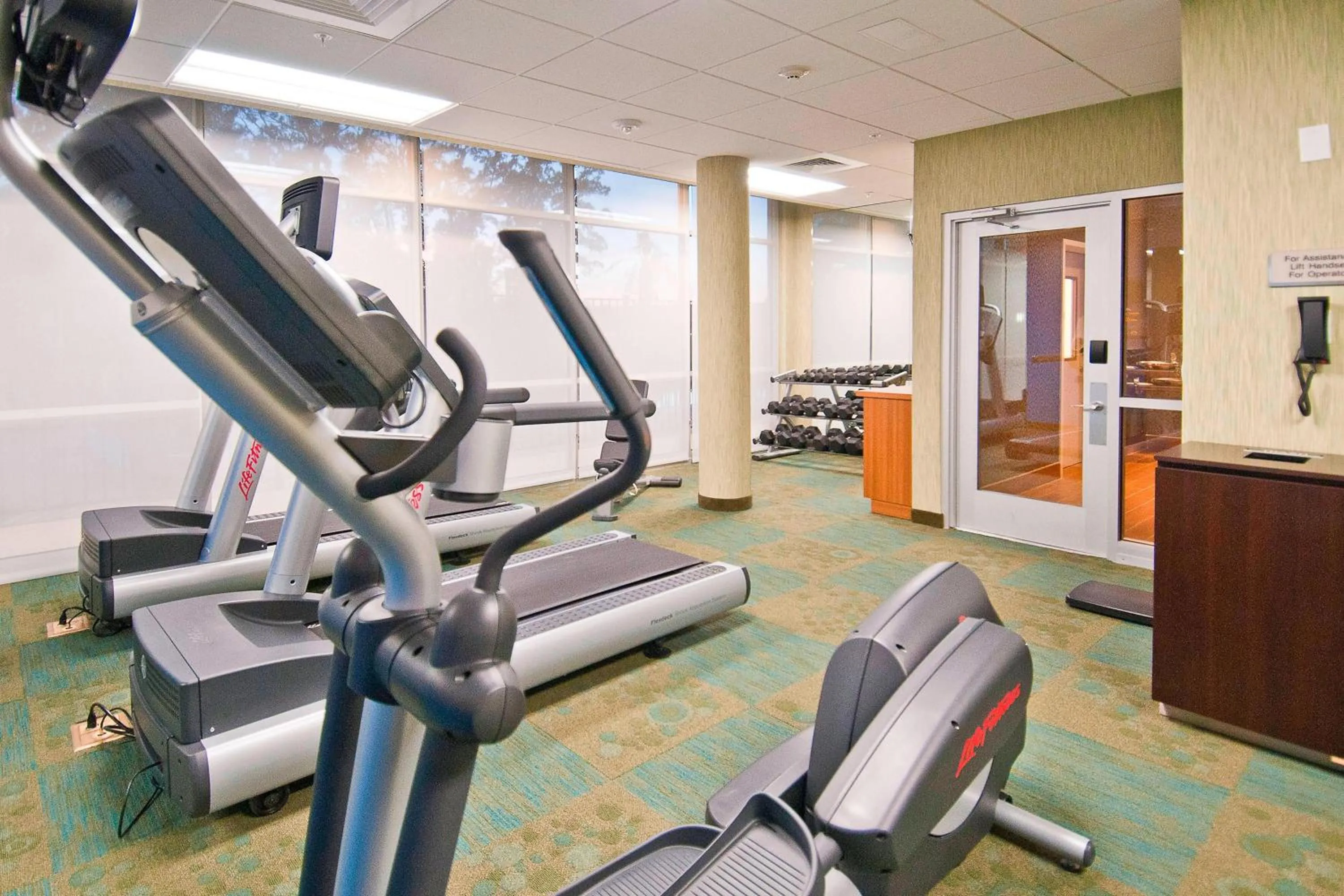 Fitness centre/facilities in SpringHill Suites by Marriott Baton Rouge Gonzales