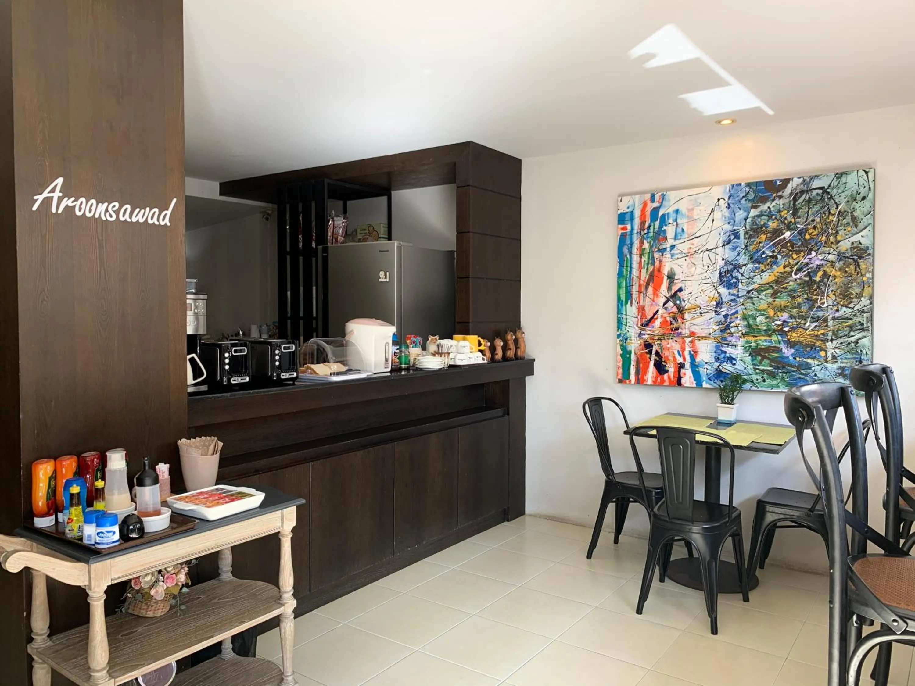 Dining area in Homey Dormy Chiangrai