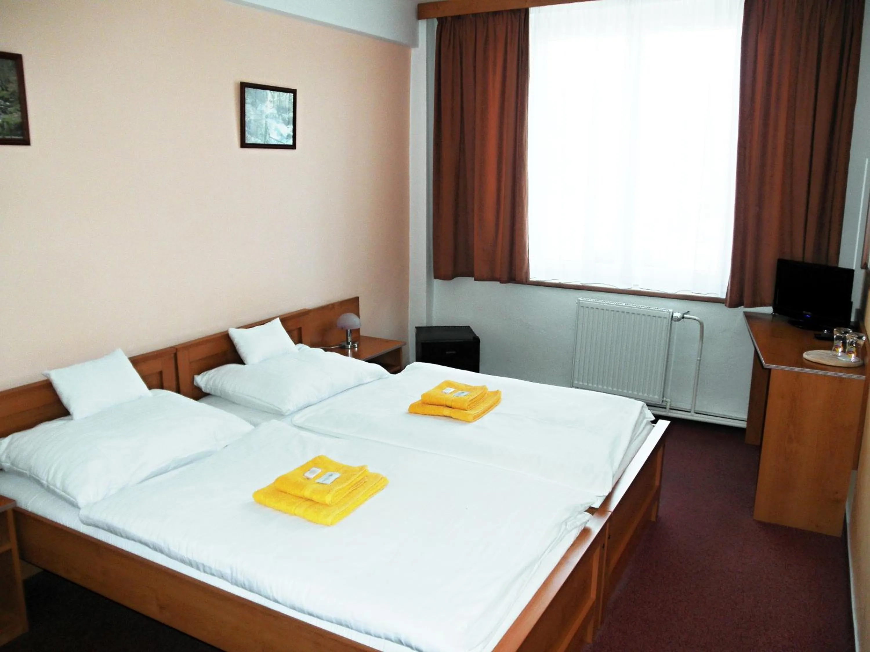 Bedroom, Bed in Hotel Vysocina