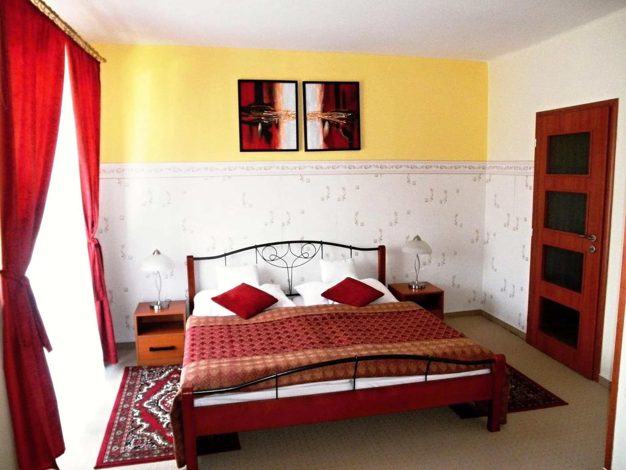 Bedroom, Bed in Hotel Vysocina