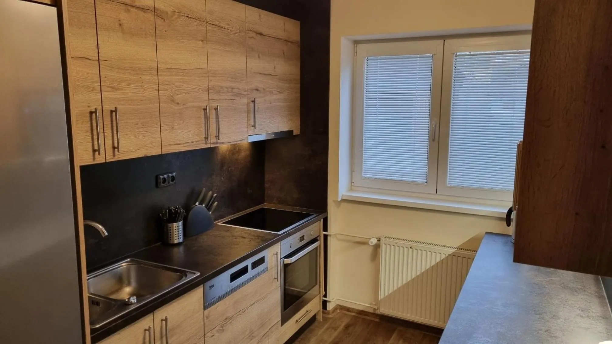 Kitchen or kitchenette in Horská chata Ježek