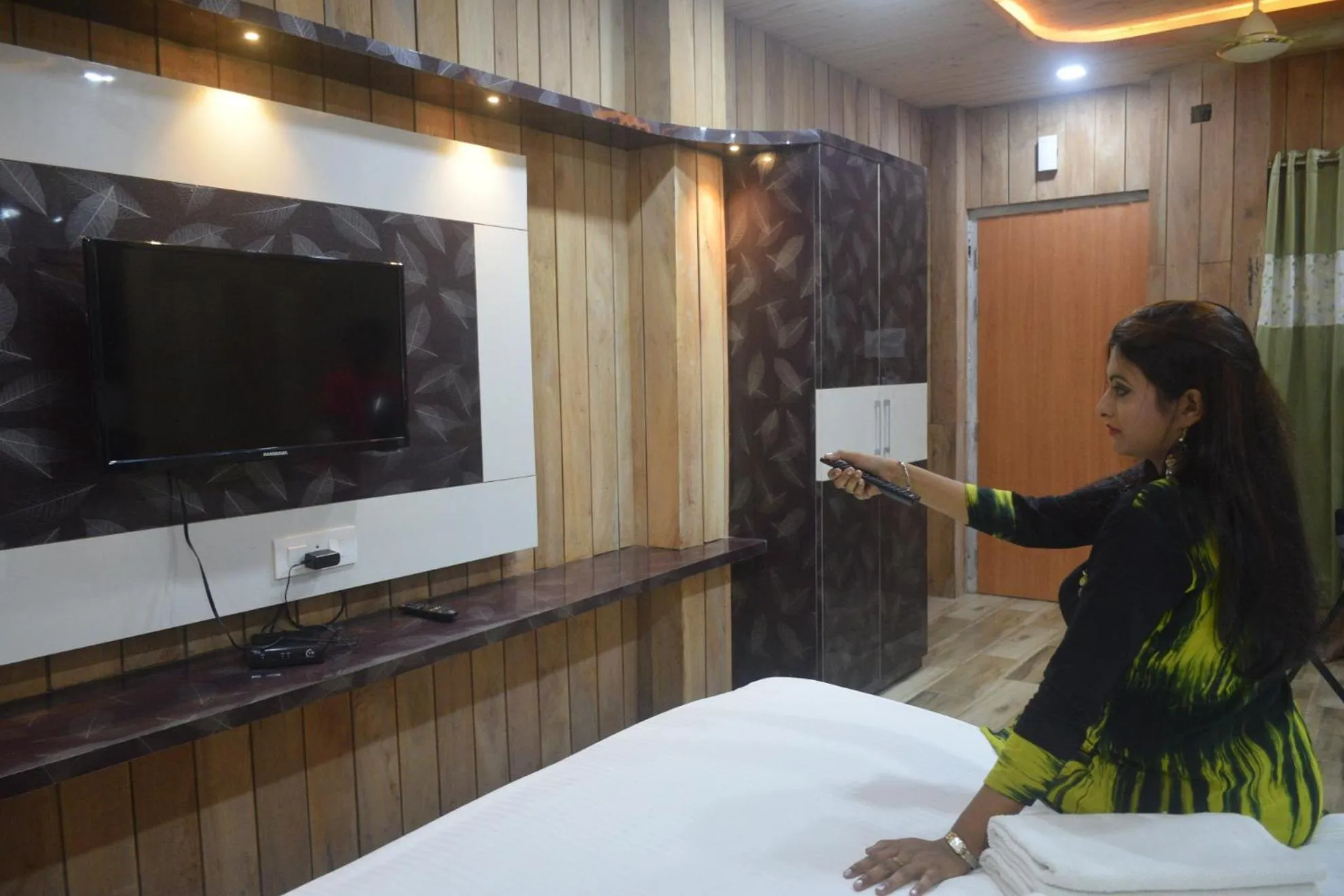 People, Bed in Aranya Jungle Resorts