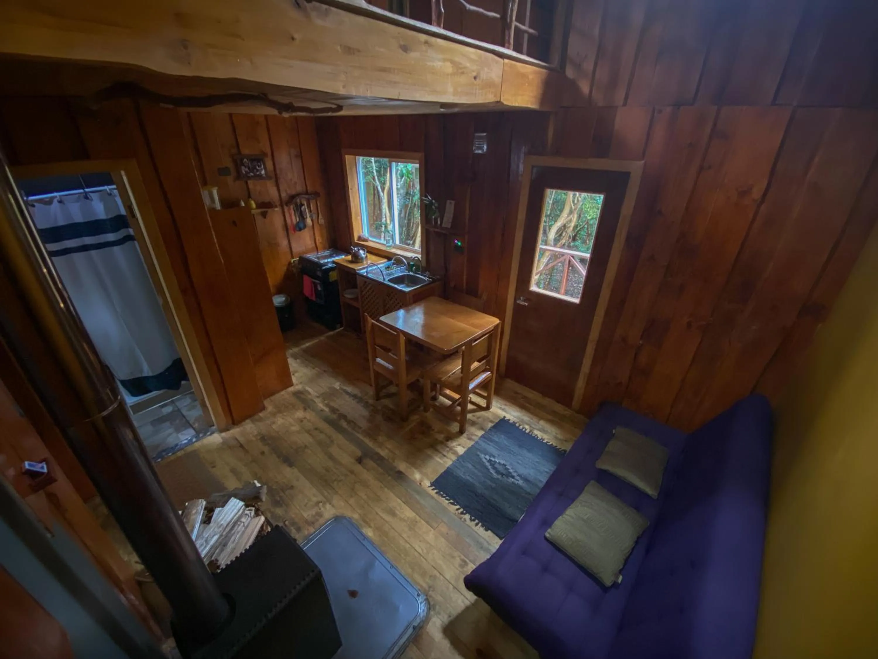 Living room in Cabañas Ensenada Bosque Nativo
