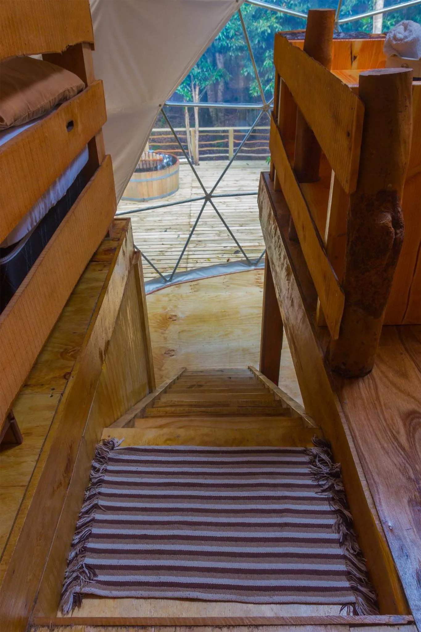 Living room in Cabañas Ensenada Bosque Nativo