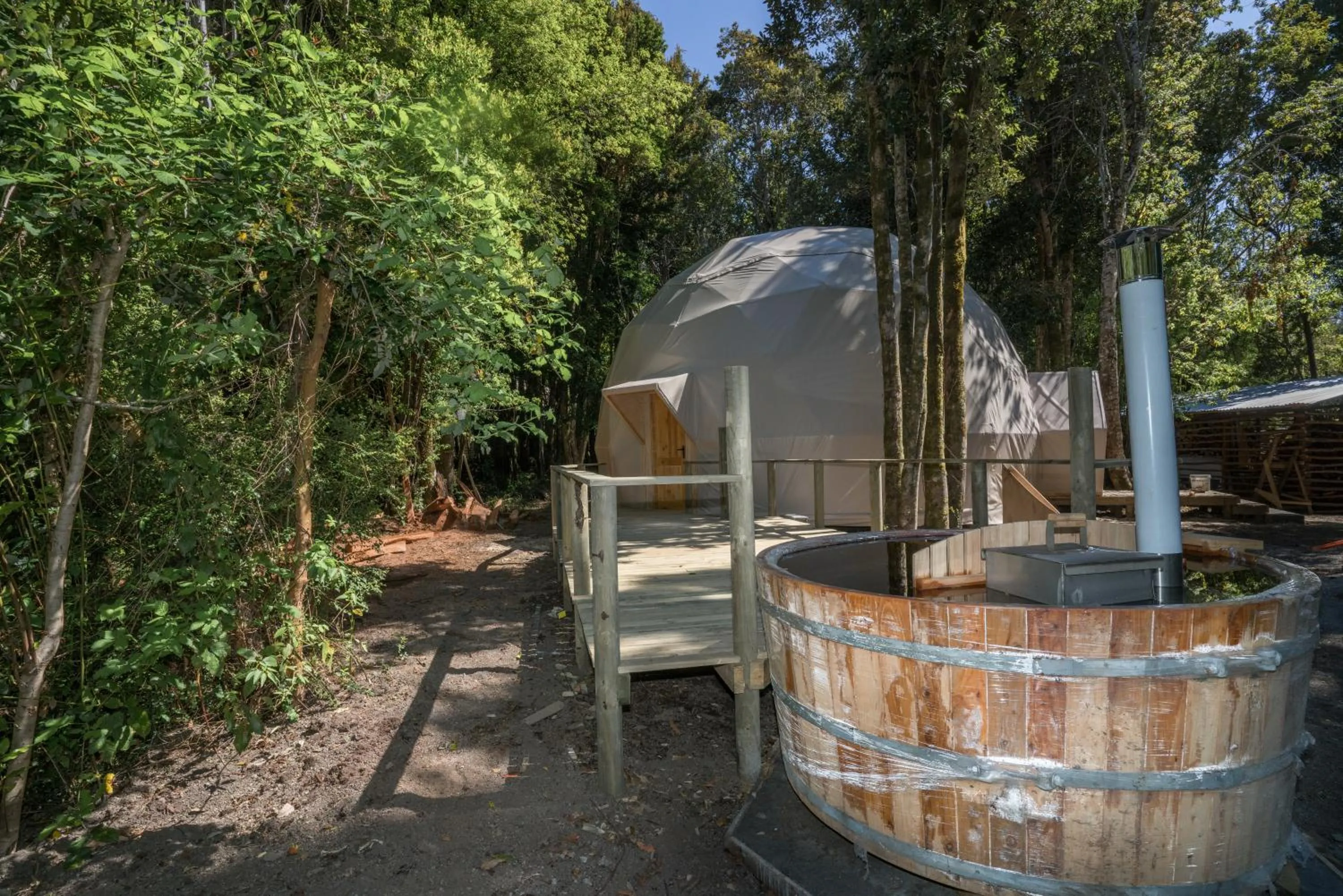 Facade/entrance in Cabañas Ensenada Bosque Nativo
