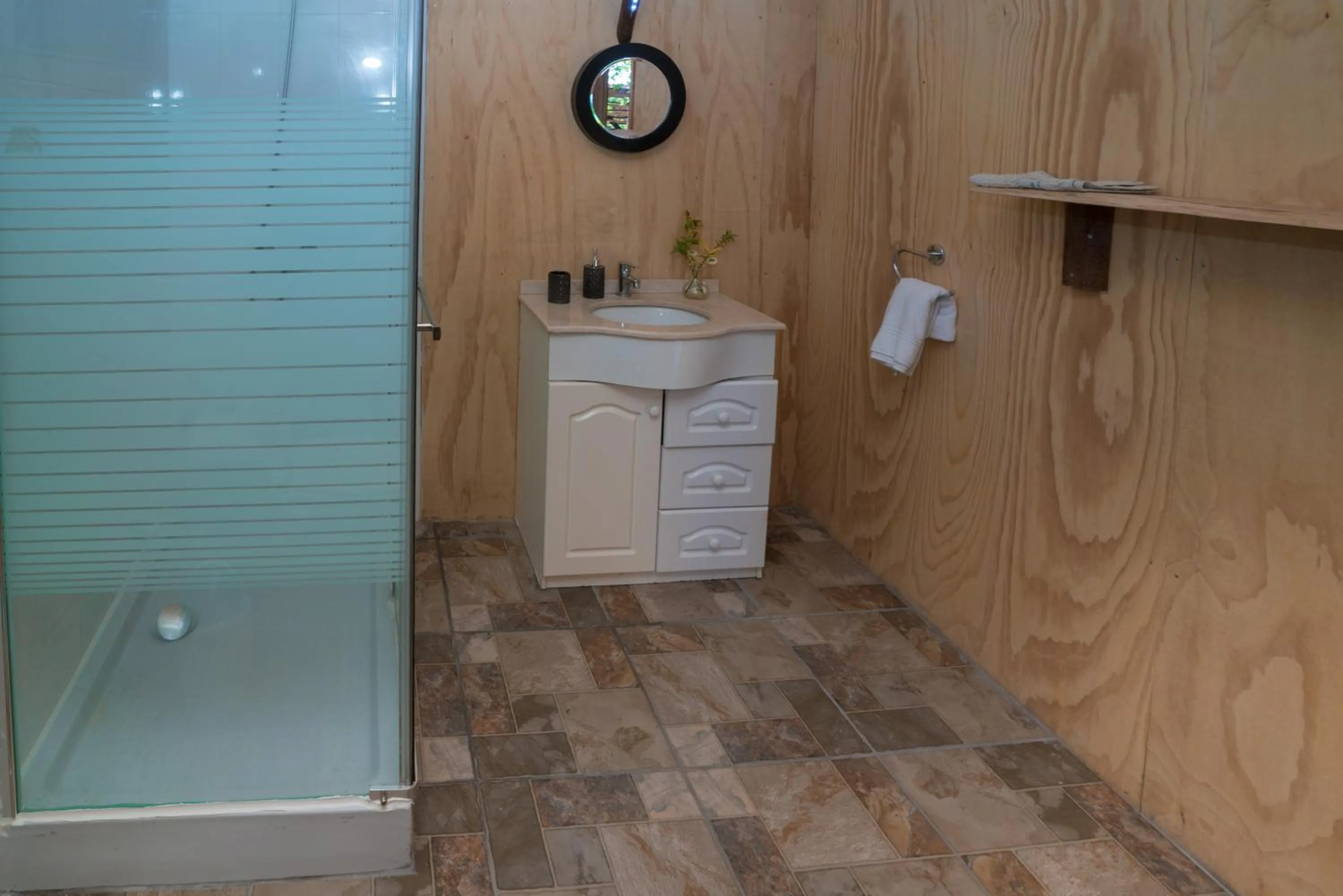 Bathroom in Cabañas Ensenada Bosque Nativo