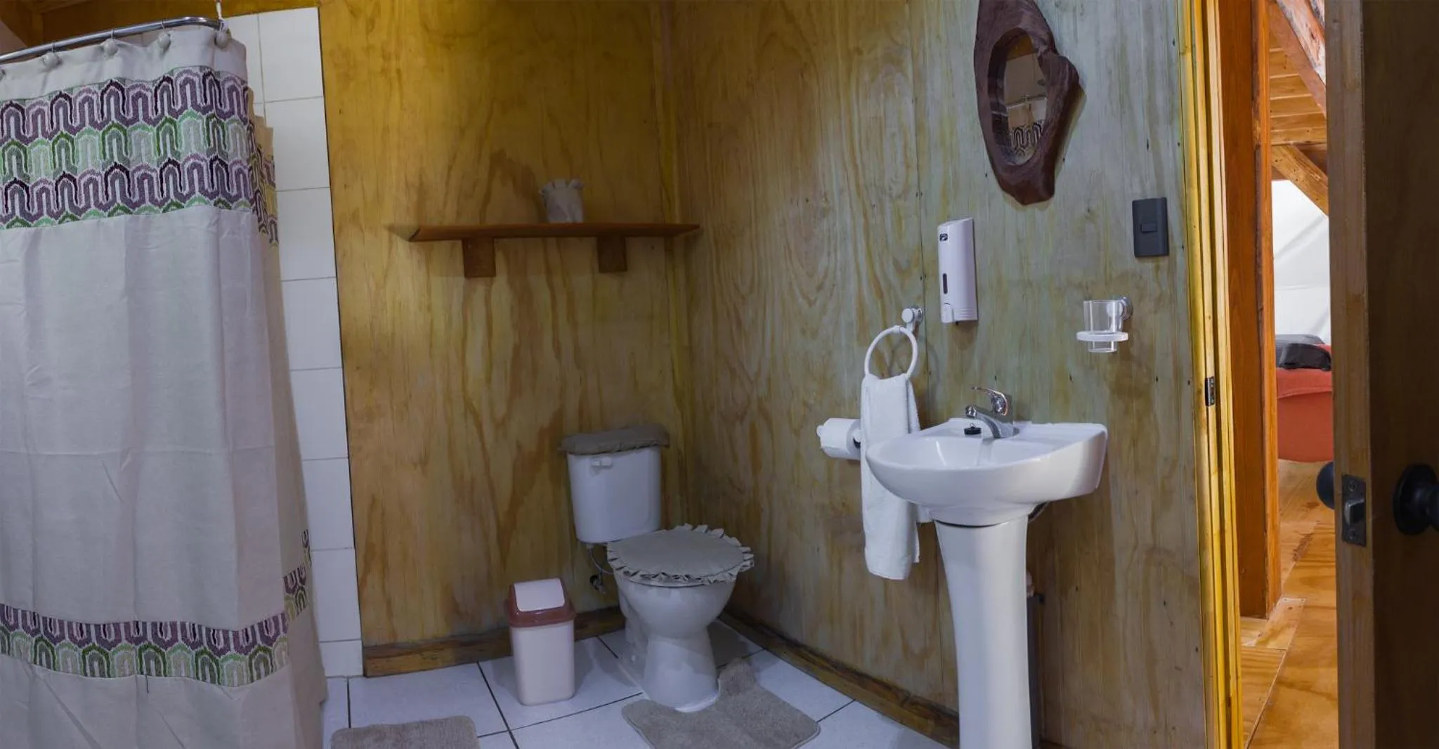 Bathroom in Cabañas Ensenada Bosque Nativo