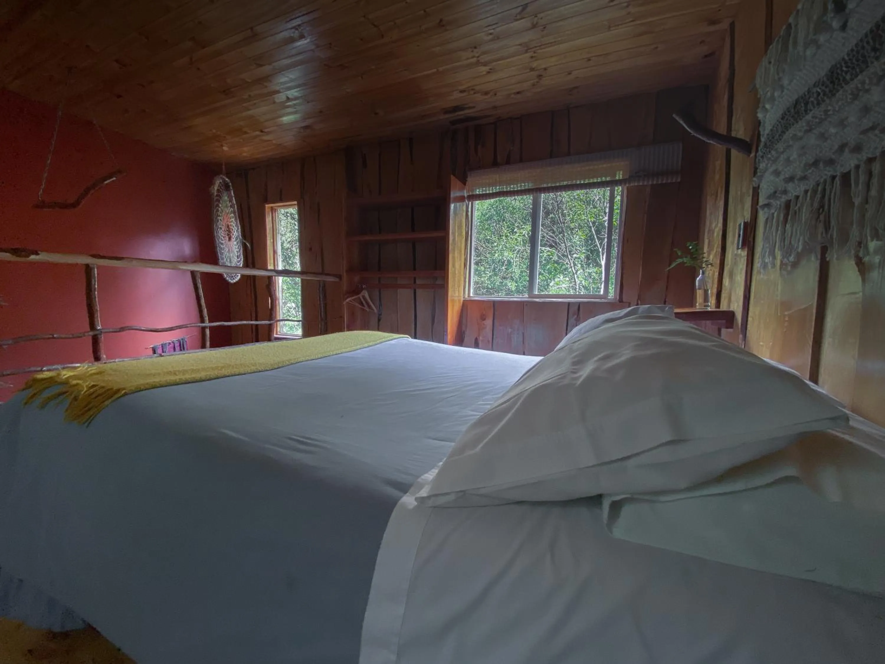 Bedroom, Bed in Cabañas Ensenada Bosque Nativo