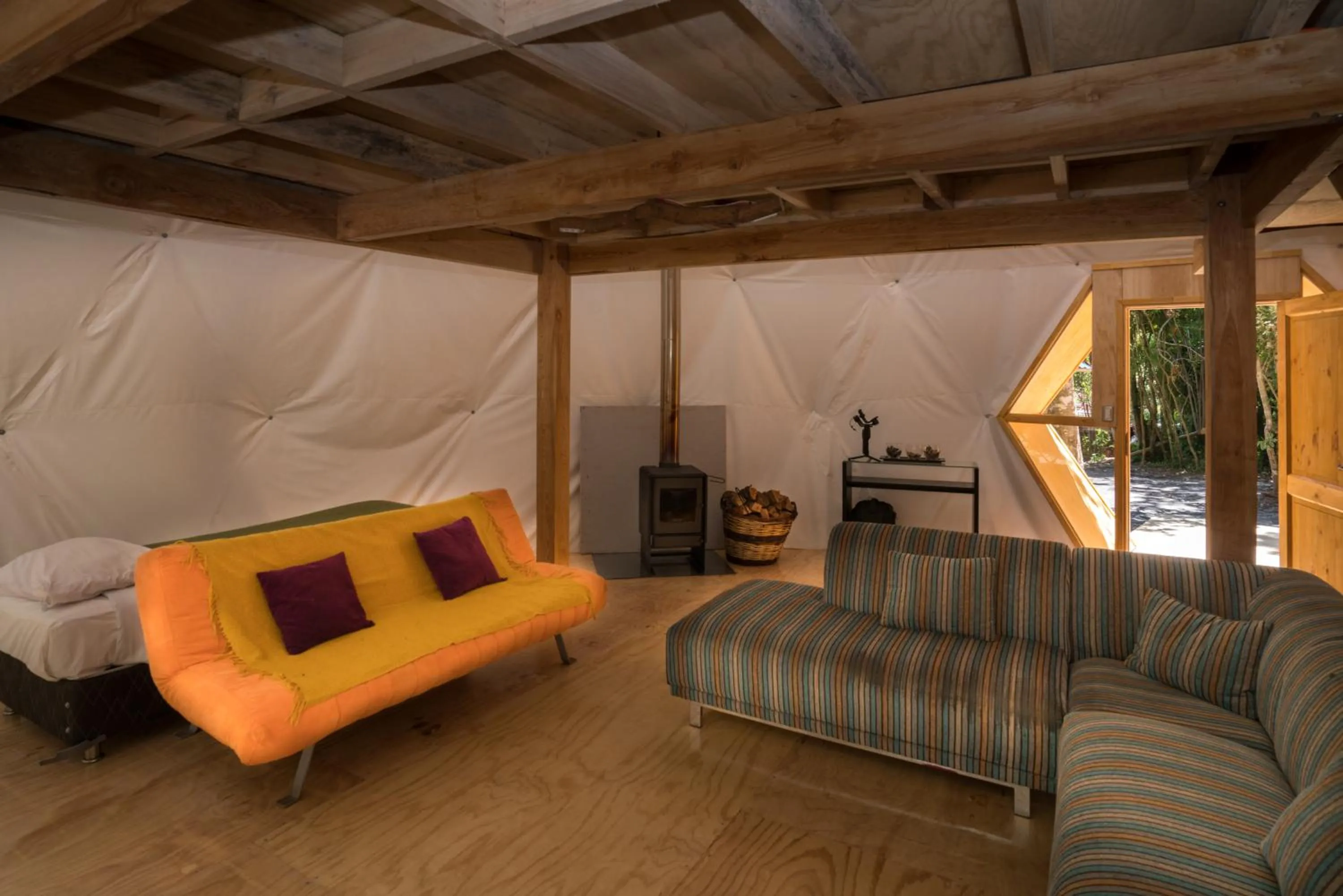 Living room in Cabañas Ensenada Bosque Nativo