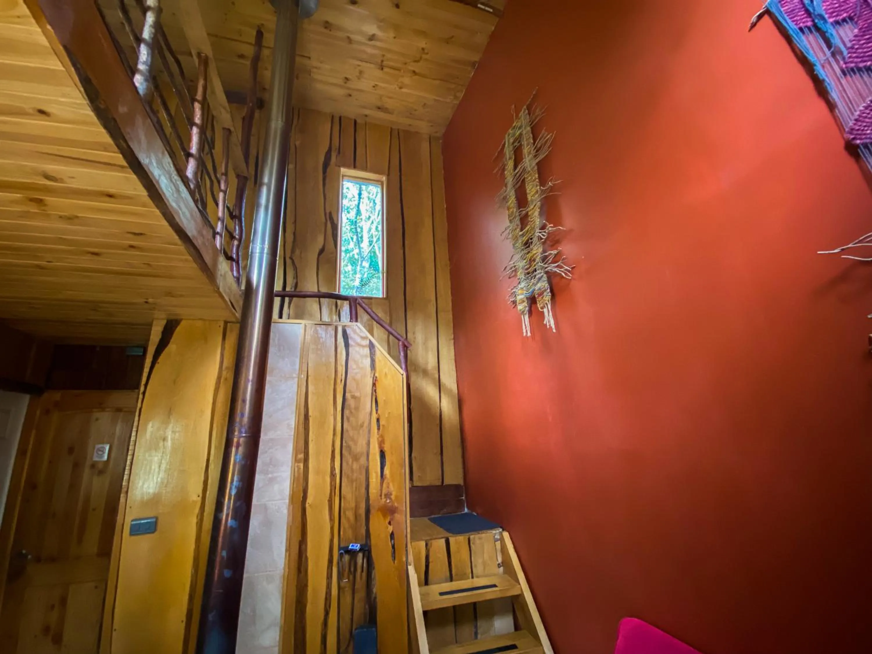 bunk bed in Cabañas Ensenada Bosque Nativo