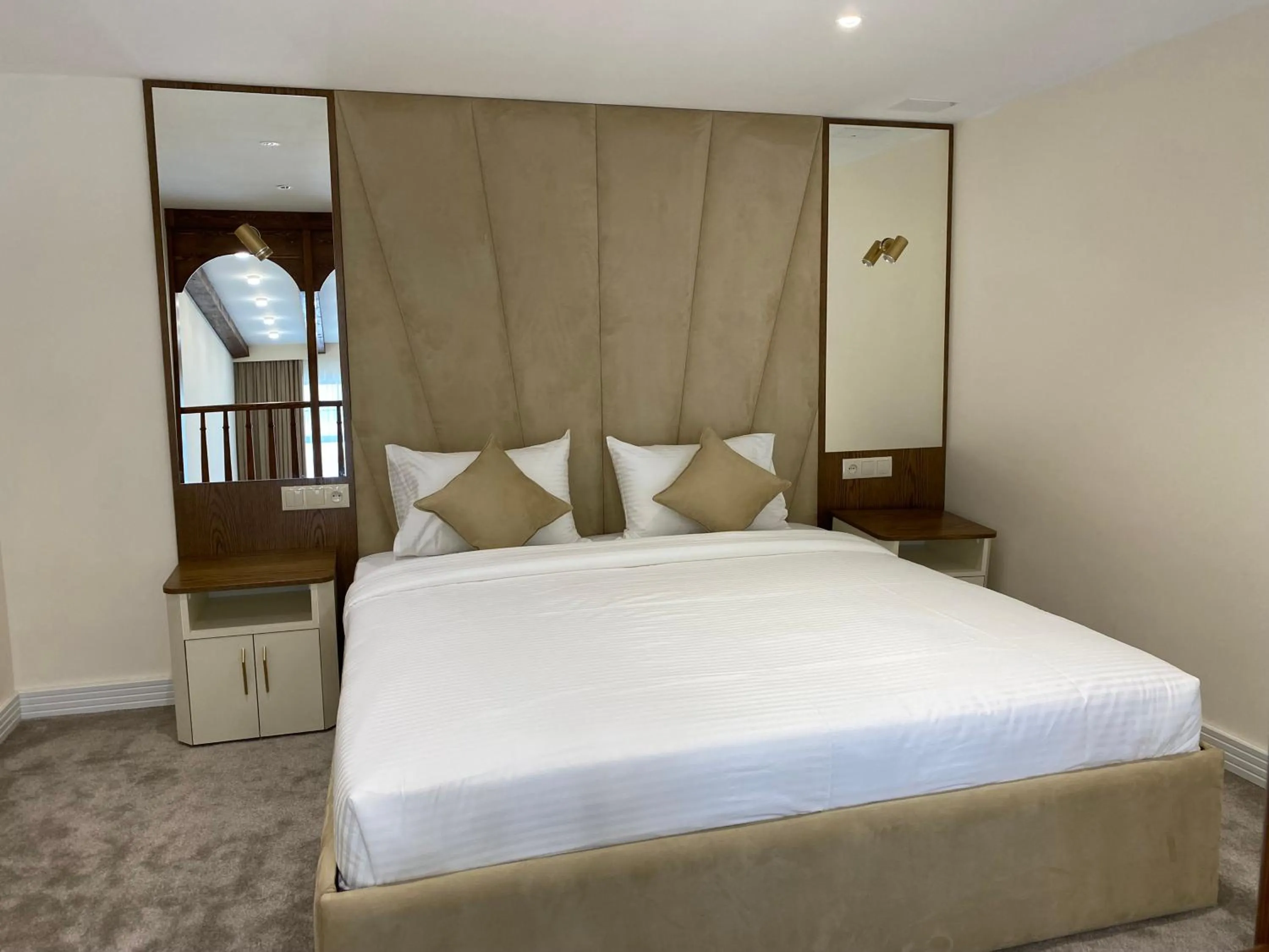 Bed in Ketrin Hotel Restaurant