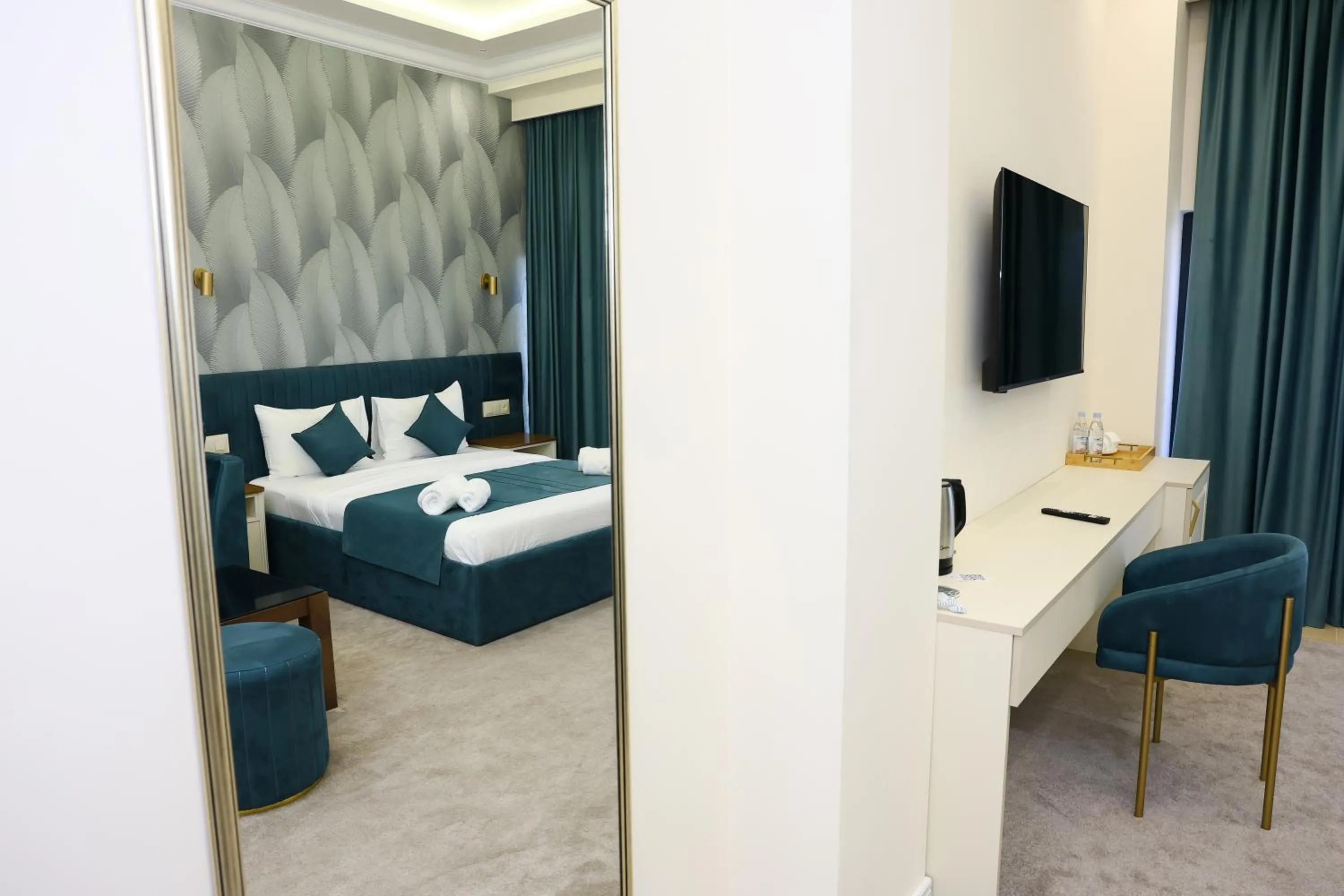 Bed in Ketrin Hotel Restaurant