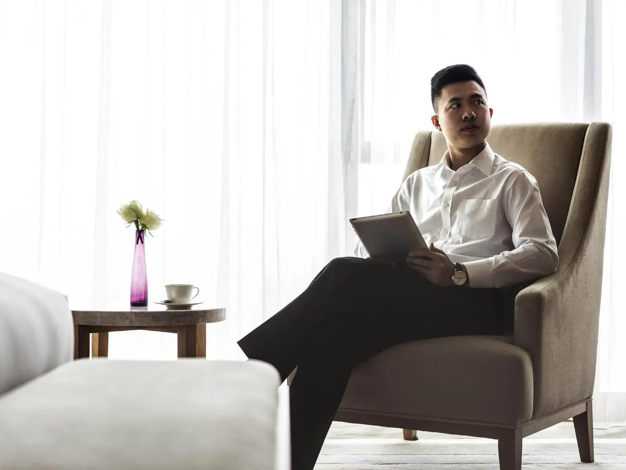 Deluxe Executive Twin Room in Pullman Zhuhai Deluxe Executive Twin Room in Pullman Zhuhai