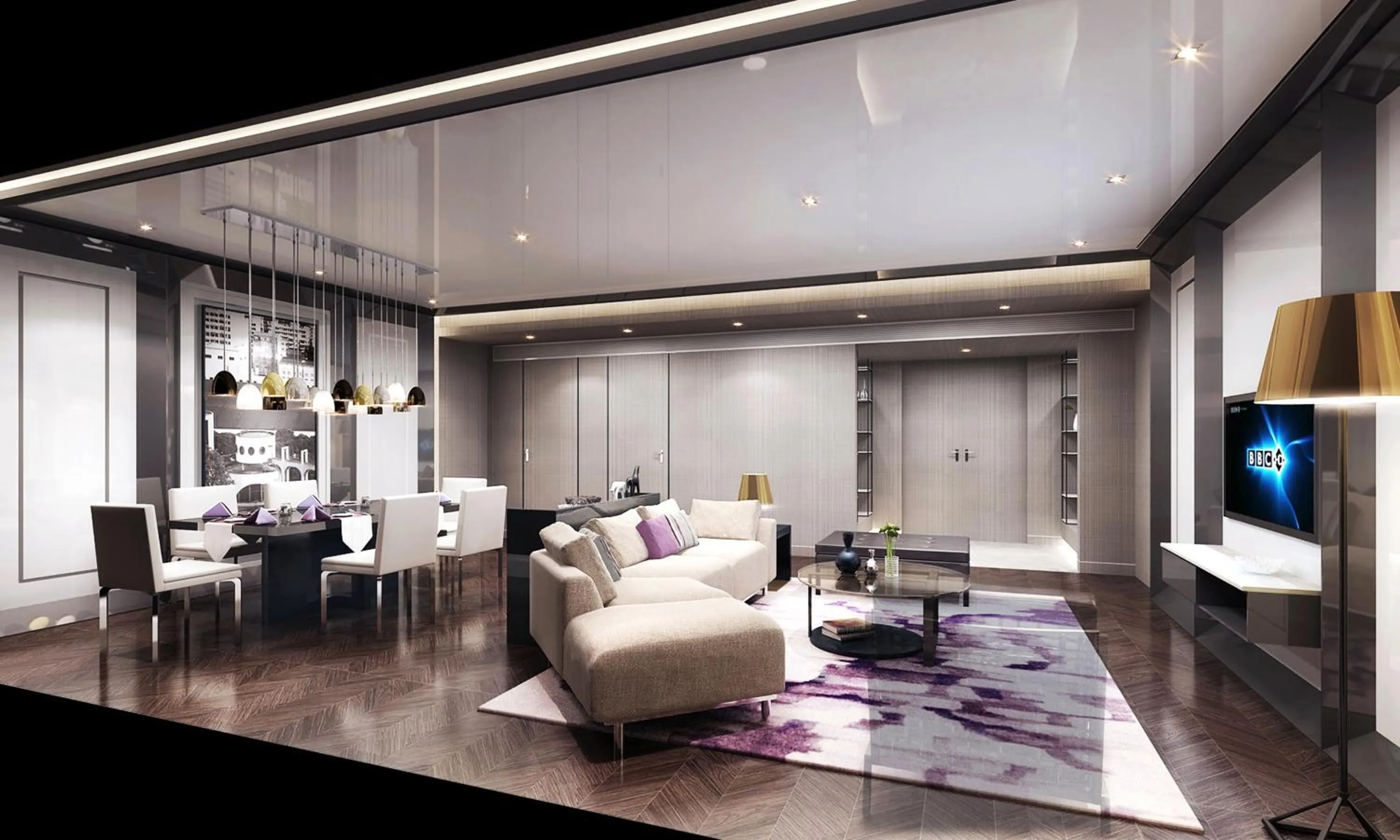 Dining area in Pullman Zhuhai