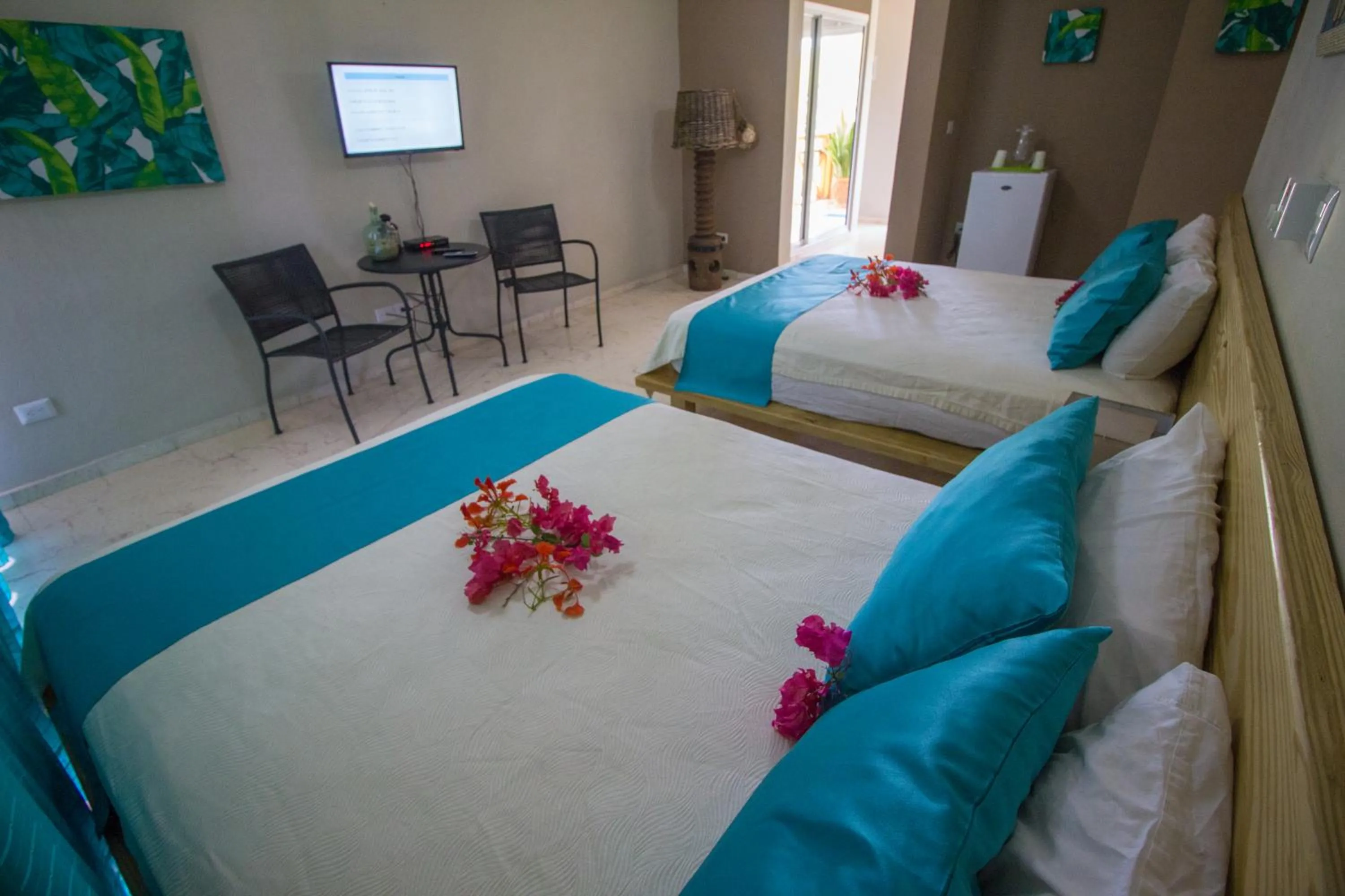 Bed in Paradise Island Beach Resort
