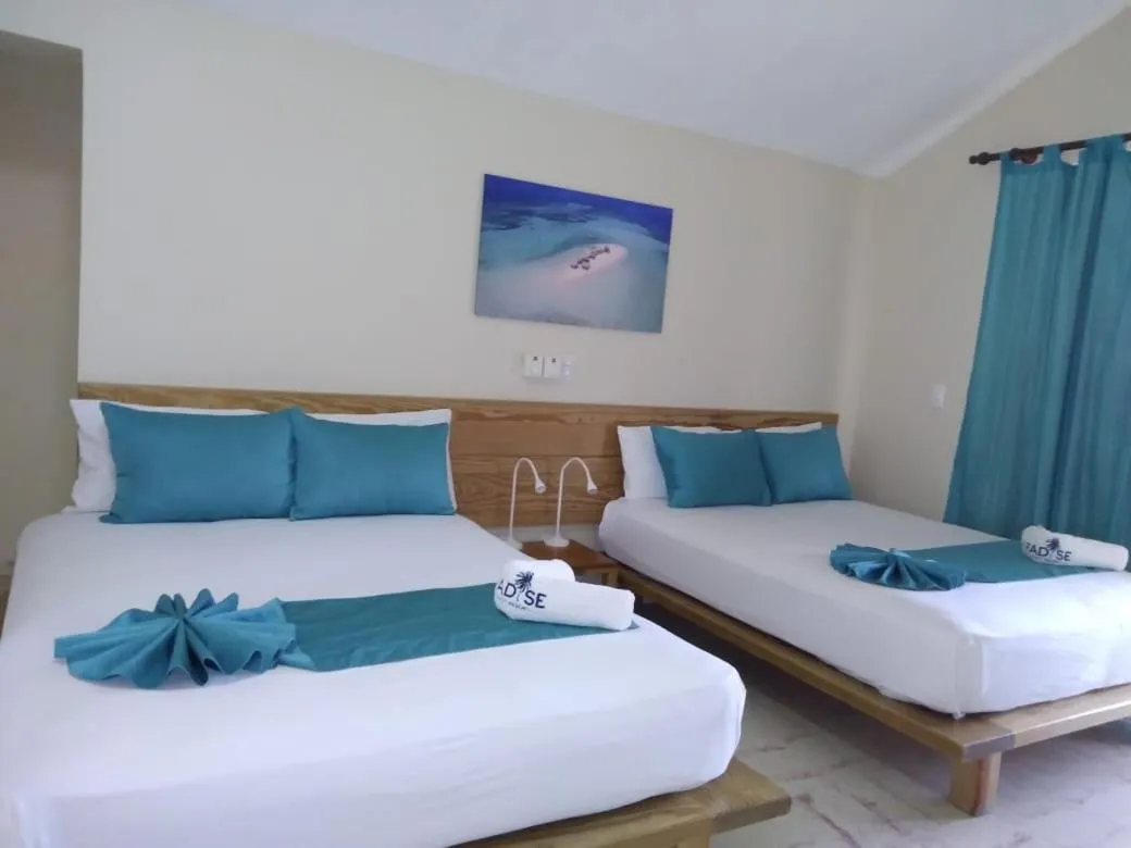 Bed in Paradise Island Beach Resort