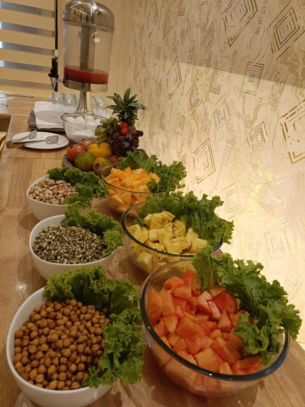 Breakfast in The Ontime Hotel, Bangalore