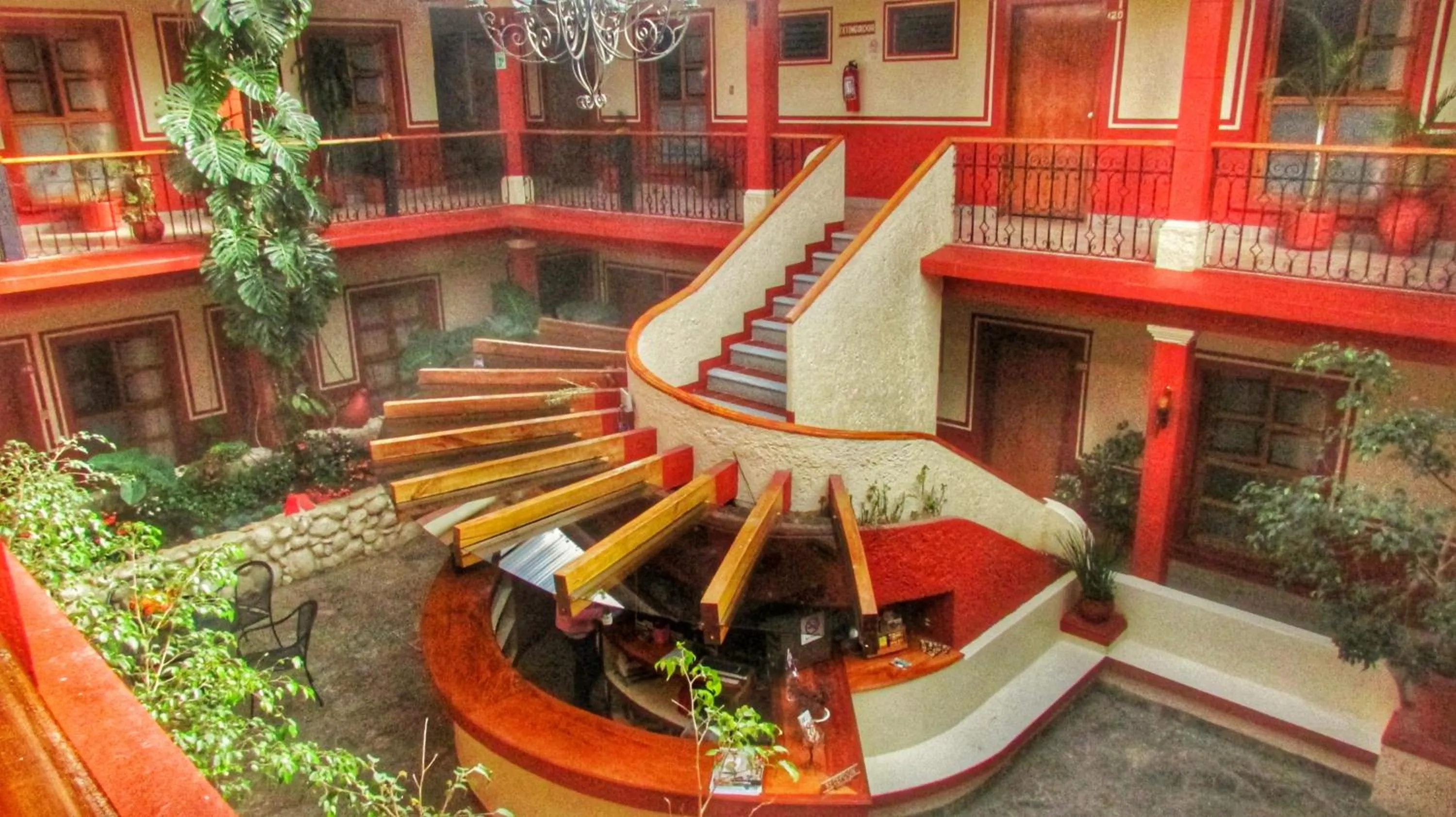 Lobby or reception in Hotel Real del Valle