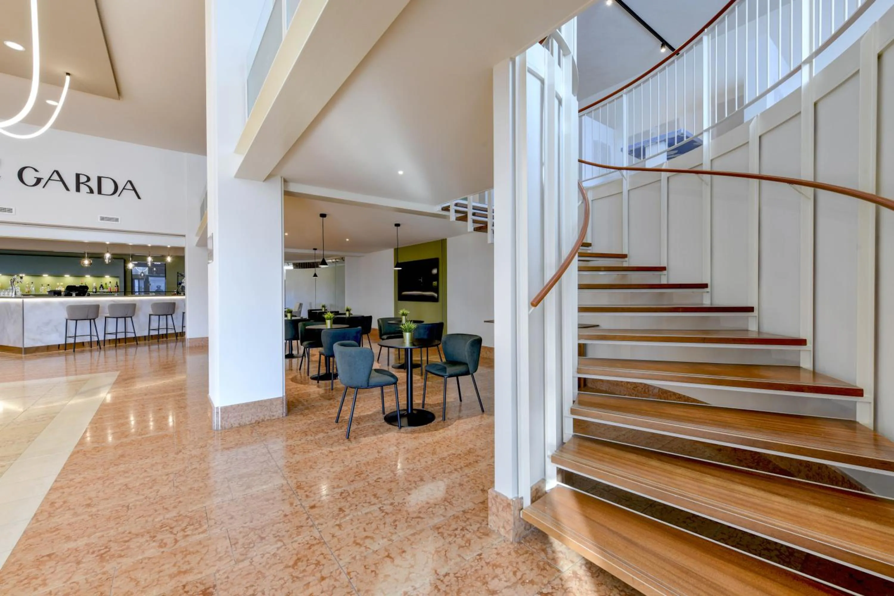 Communal lounge/ TV room in Hotel Garda