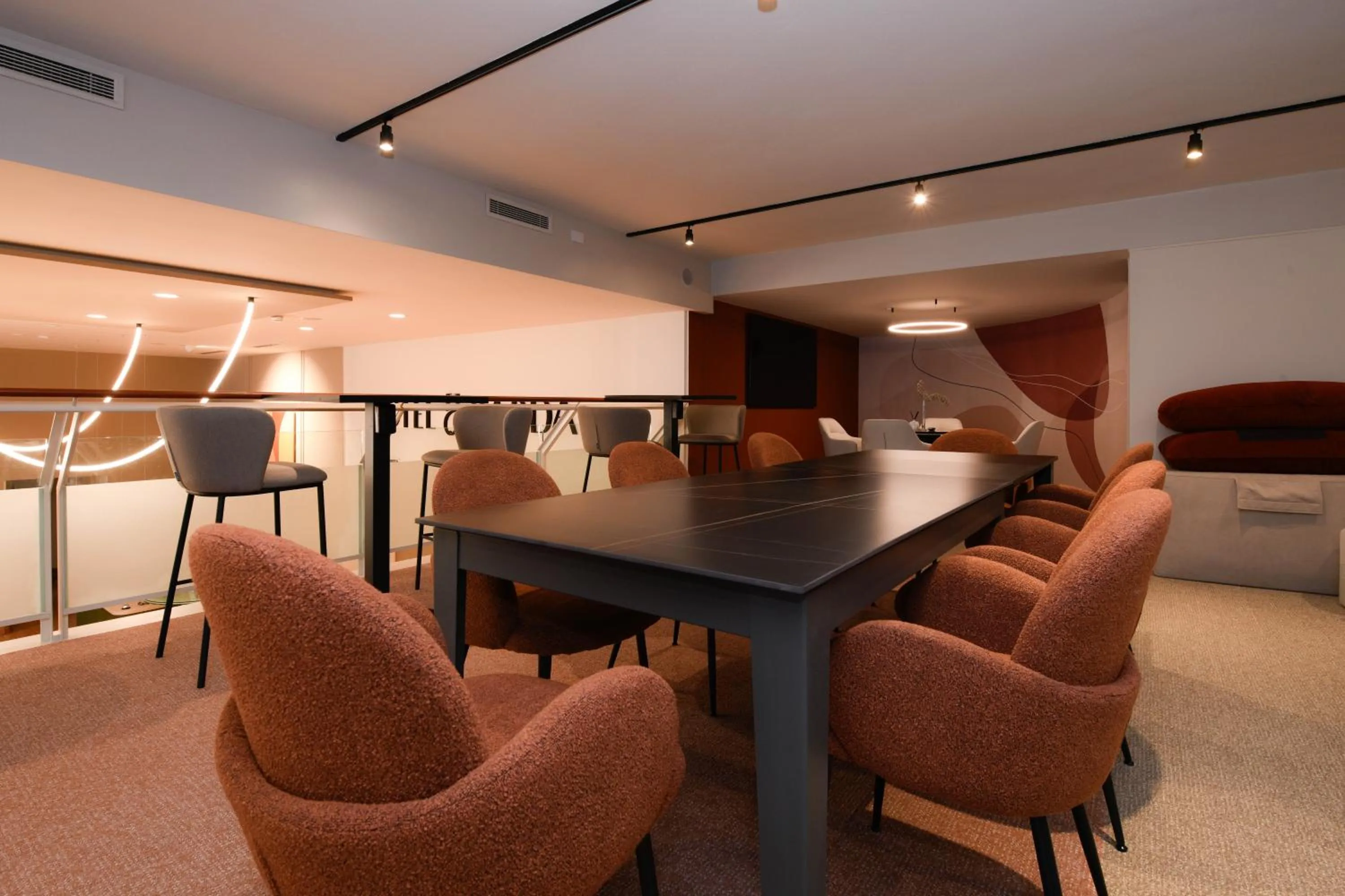 Seating area in Hotel Garda