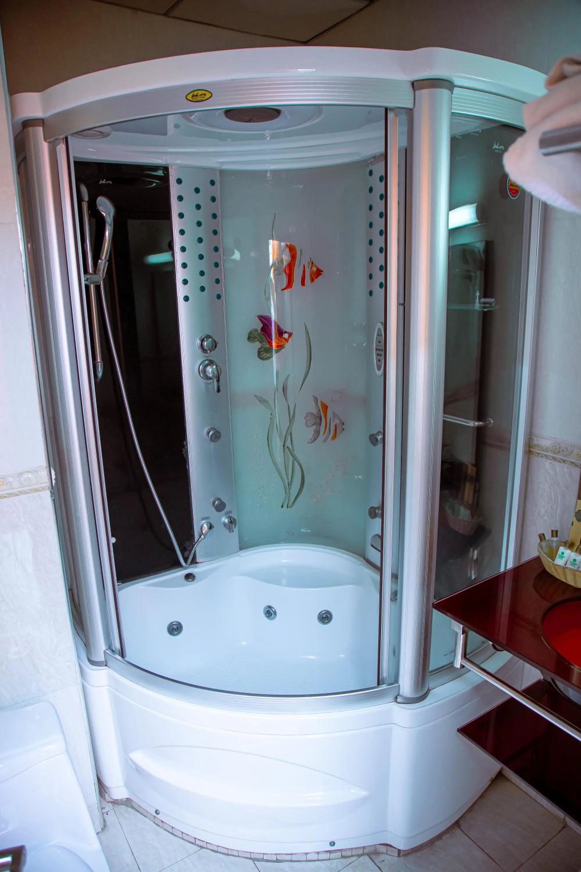 Shower in Greenlight Hotel