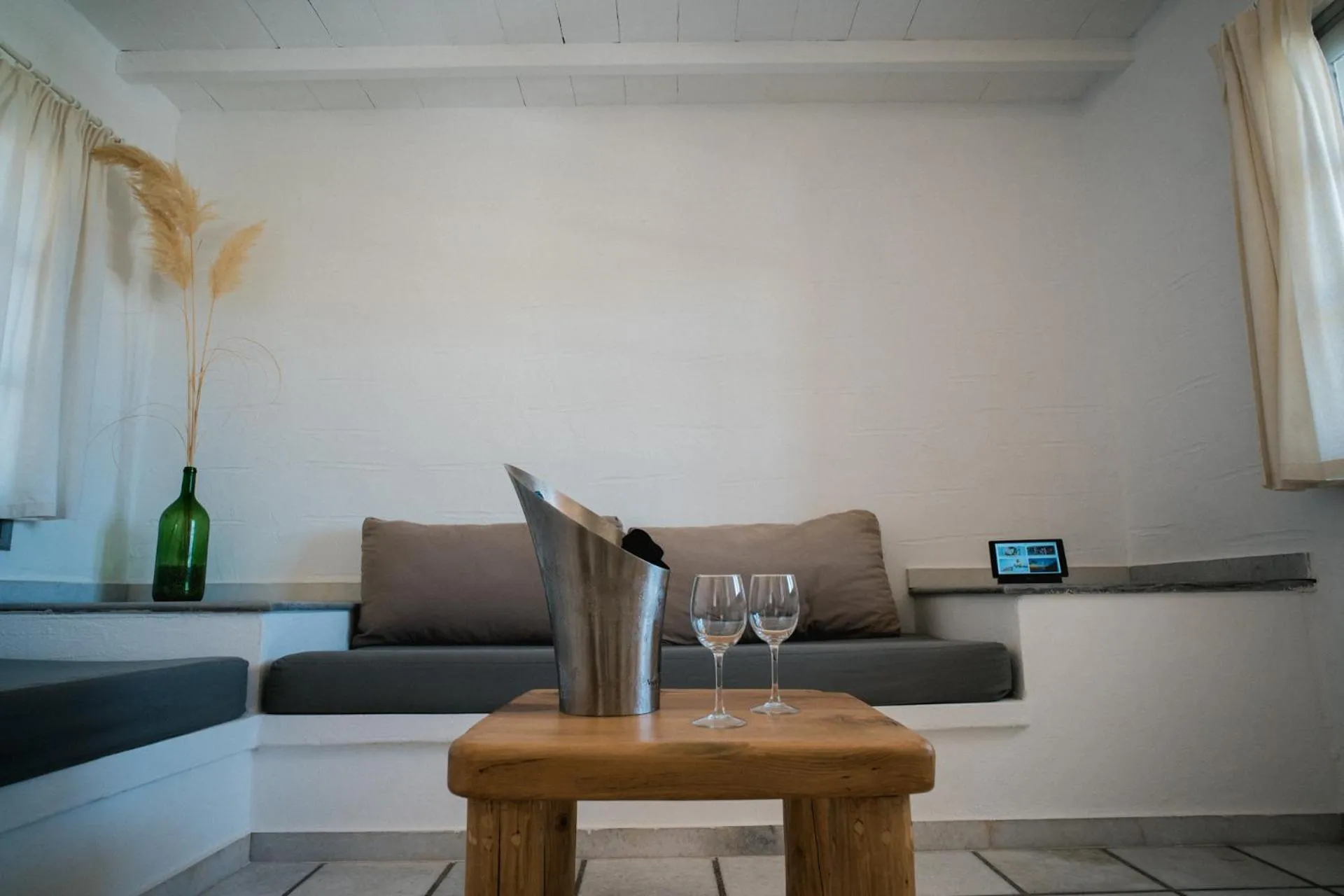 Living room in Soros Beach Antiparos