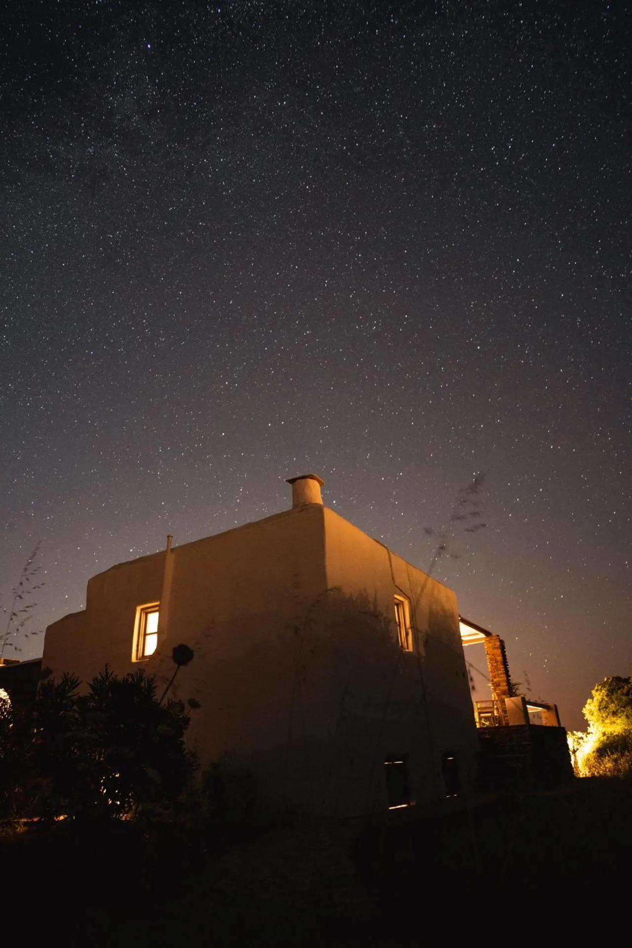 Night in Soros Beach Antiparos