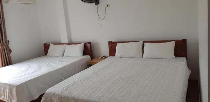 Bed in Anh Duong Hotel
