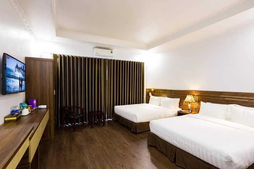 Bed in Anh Duong Hotel