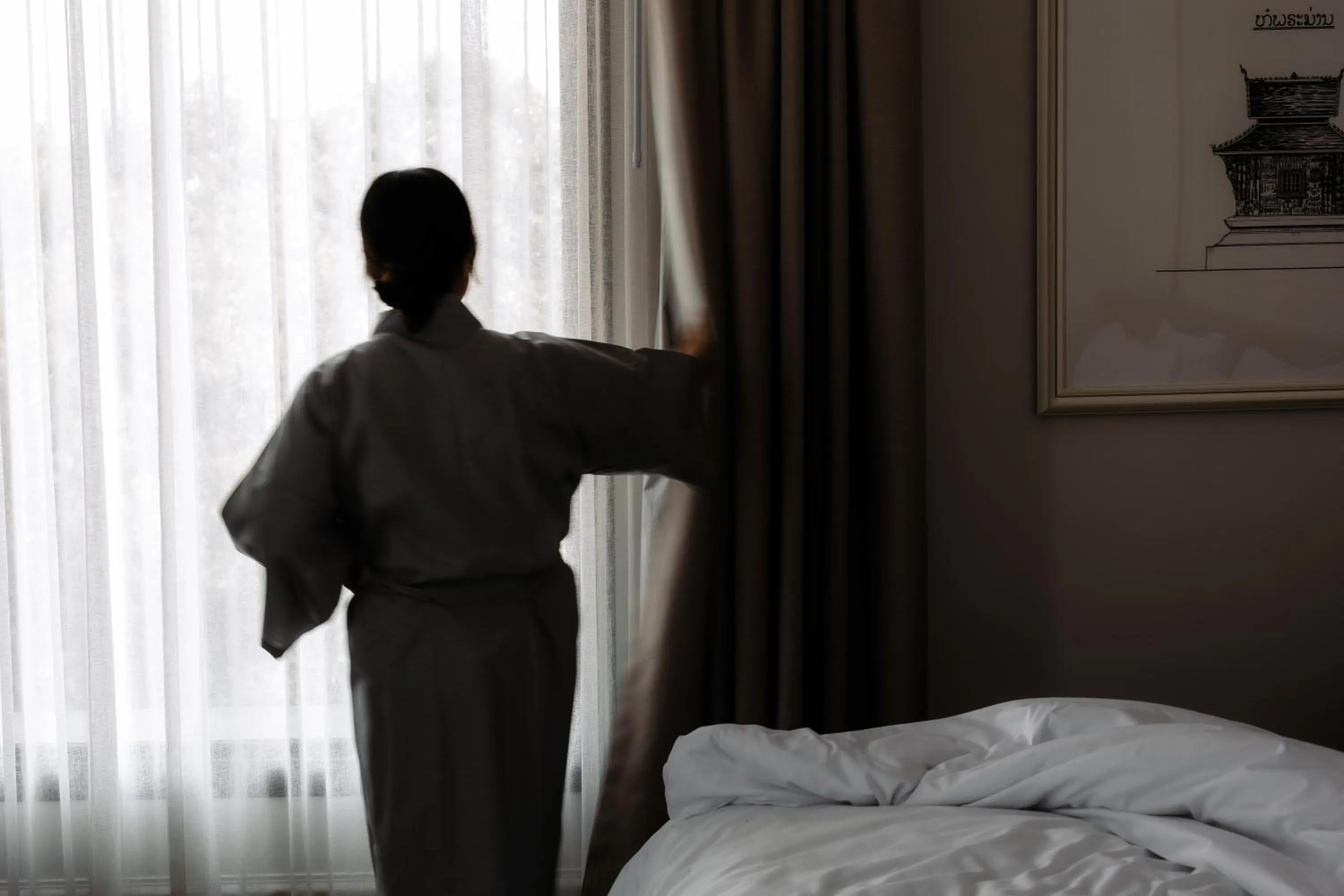 Bedroom, Bed in Souphattra Hotel Vientiane