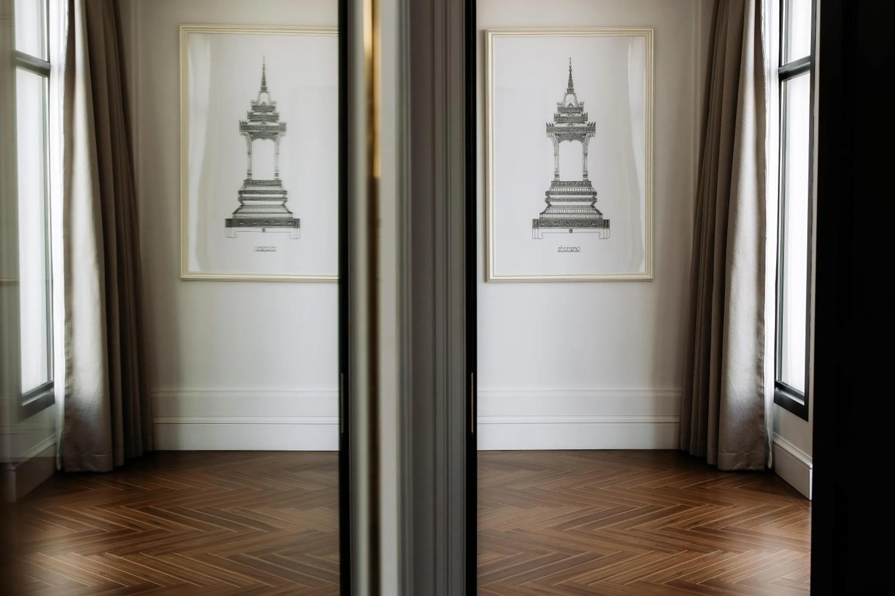 Decorative detail in Souphattra Hotel Vientiane