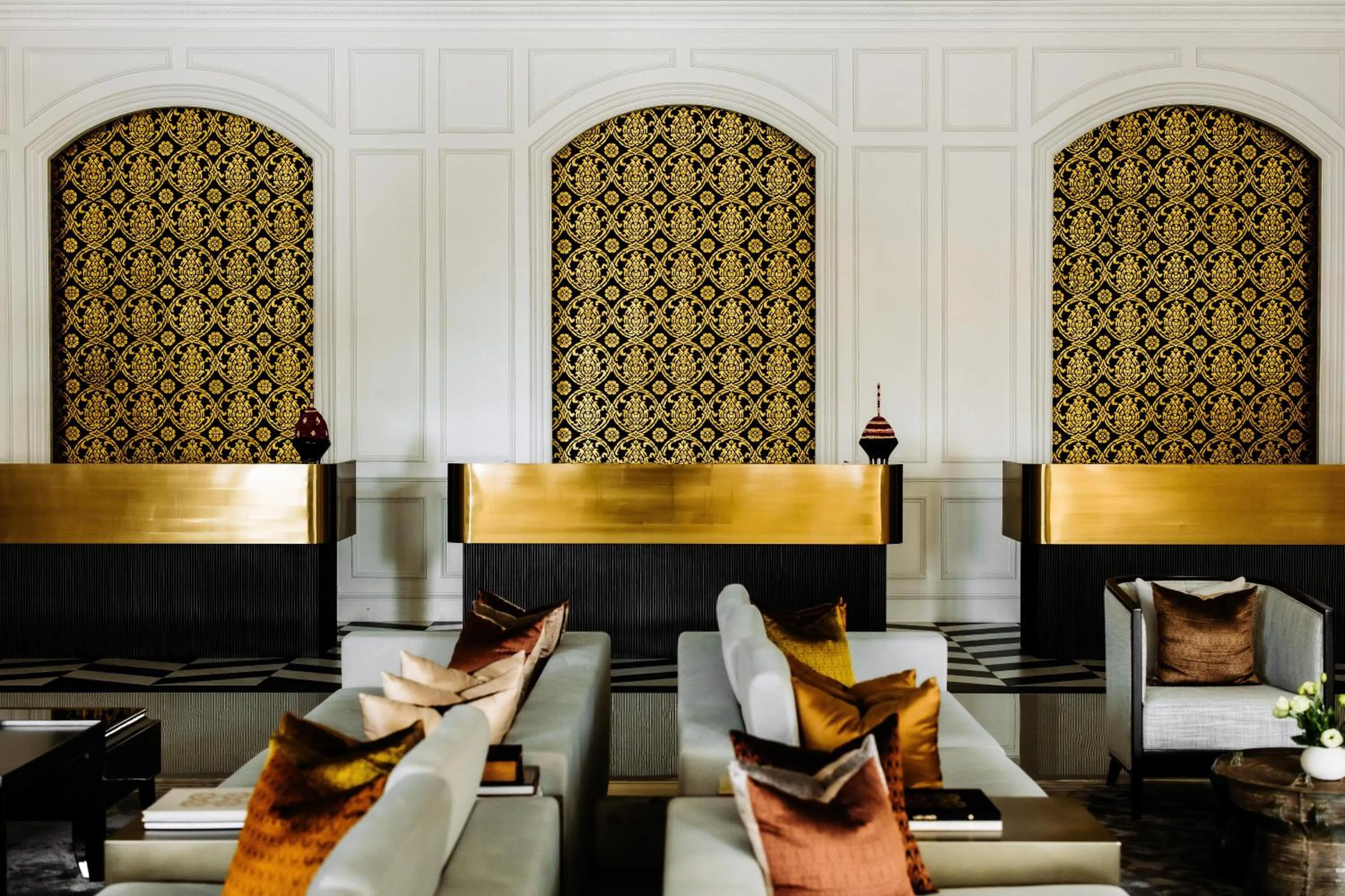 Lobby or reception in Souphattra Hotel Vientiane