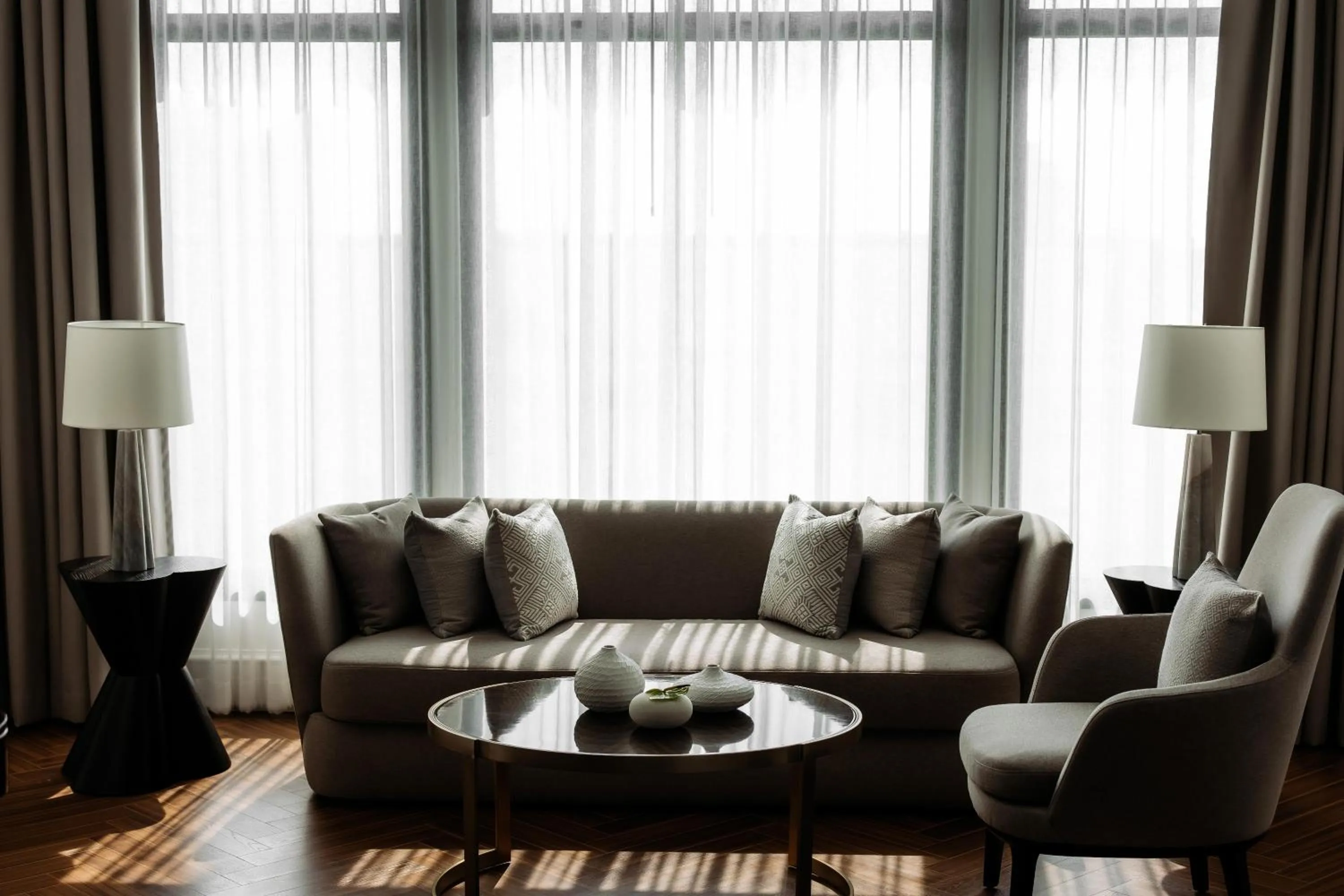 Living room in Souphattra Hotel Vientiane