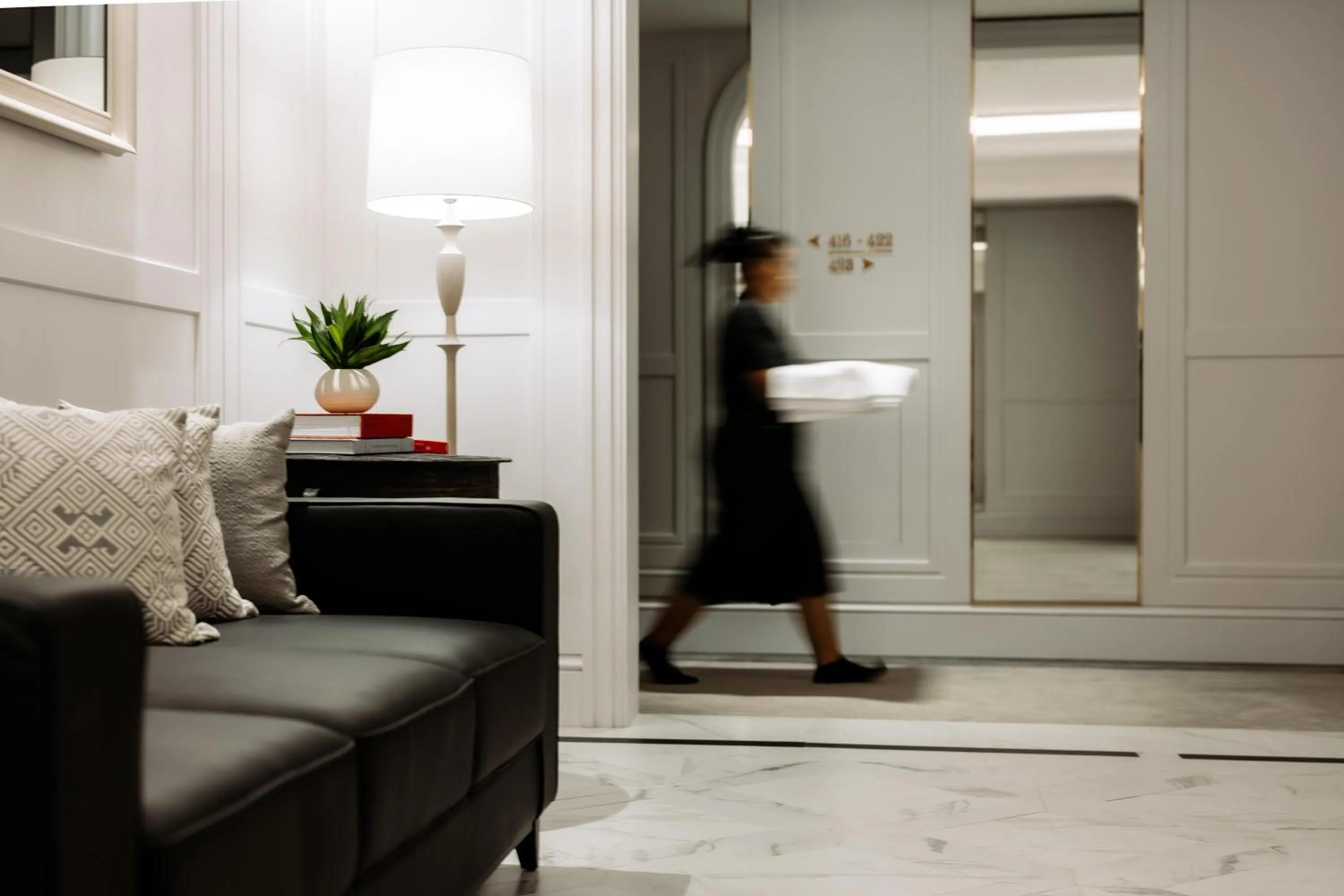 Seating area in Souphattra Hotel Vientiane