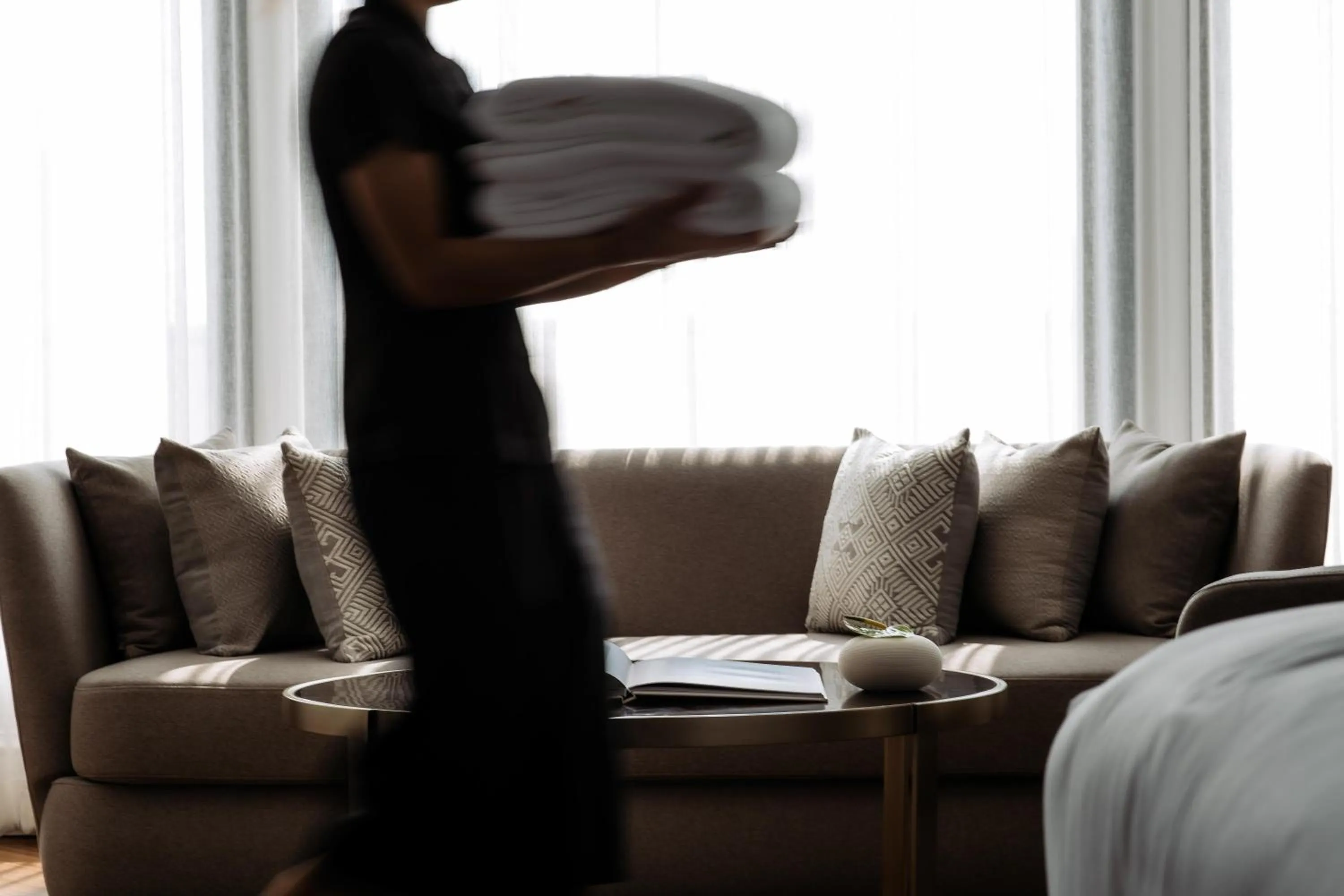 Living room in Souphattra Hotel Vientiane