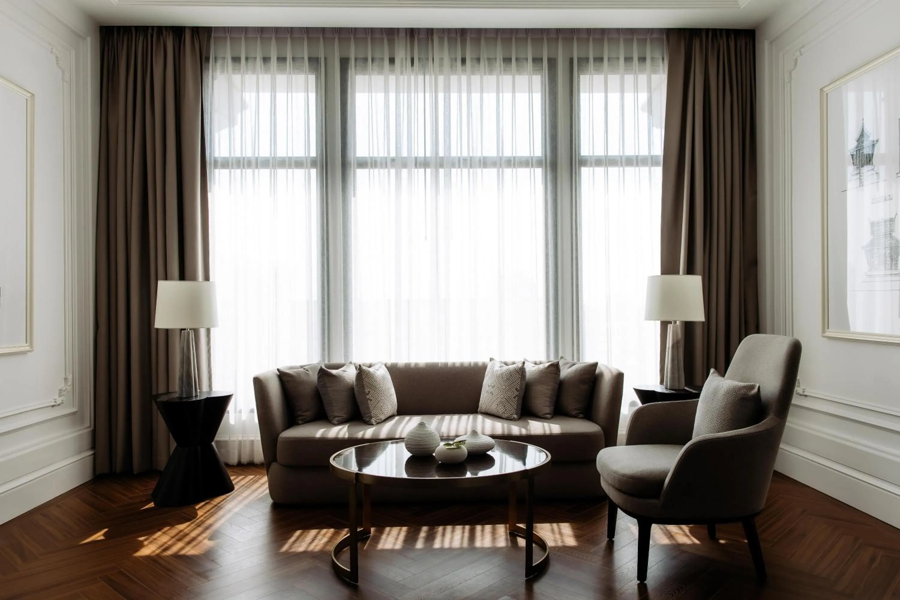 Living room in Souphattra Hotel Vientiane