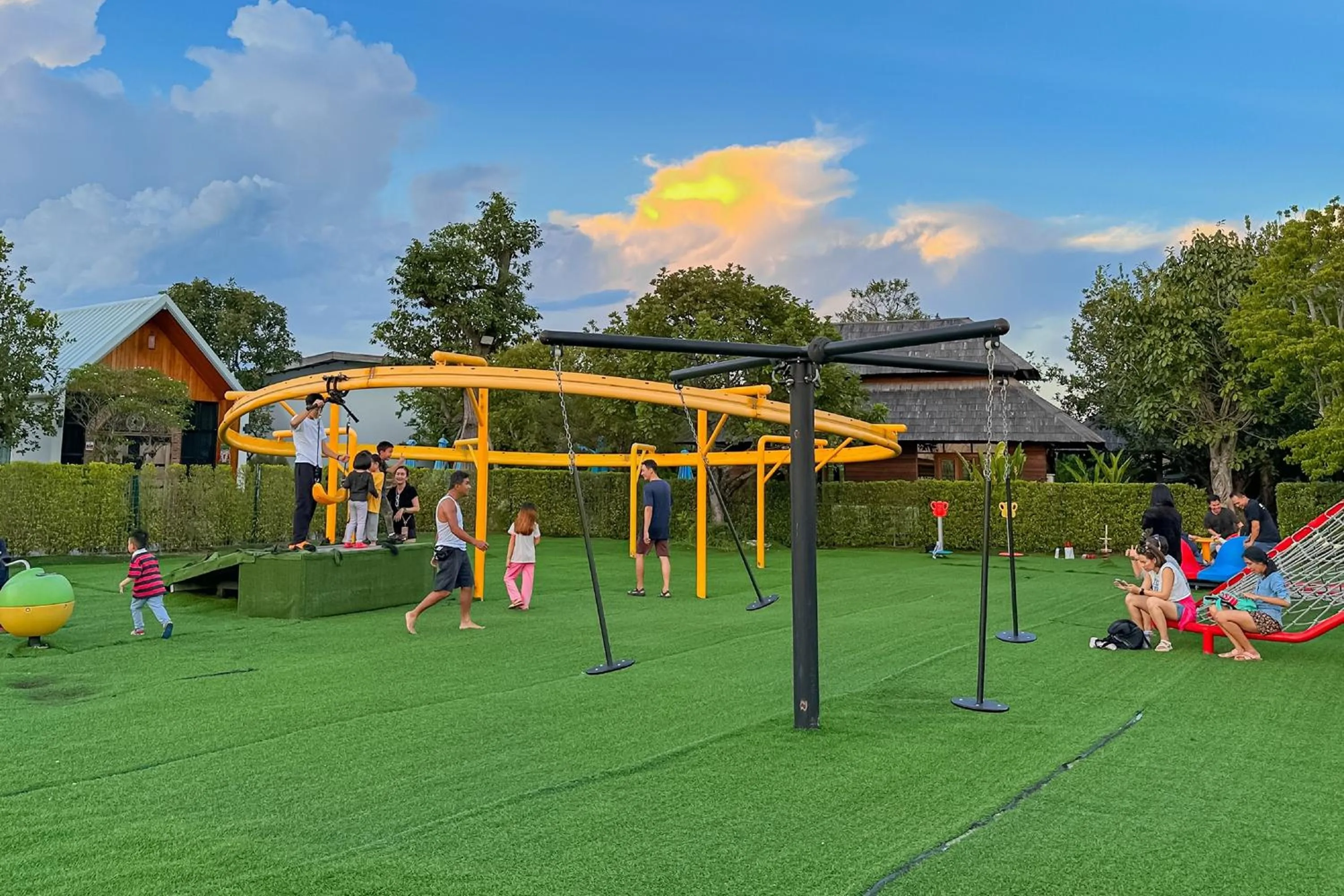 Children play ground in Buffalo Island Resort
