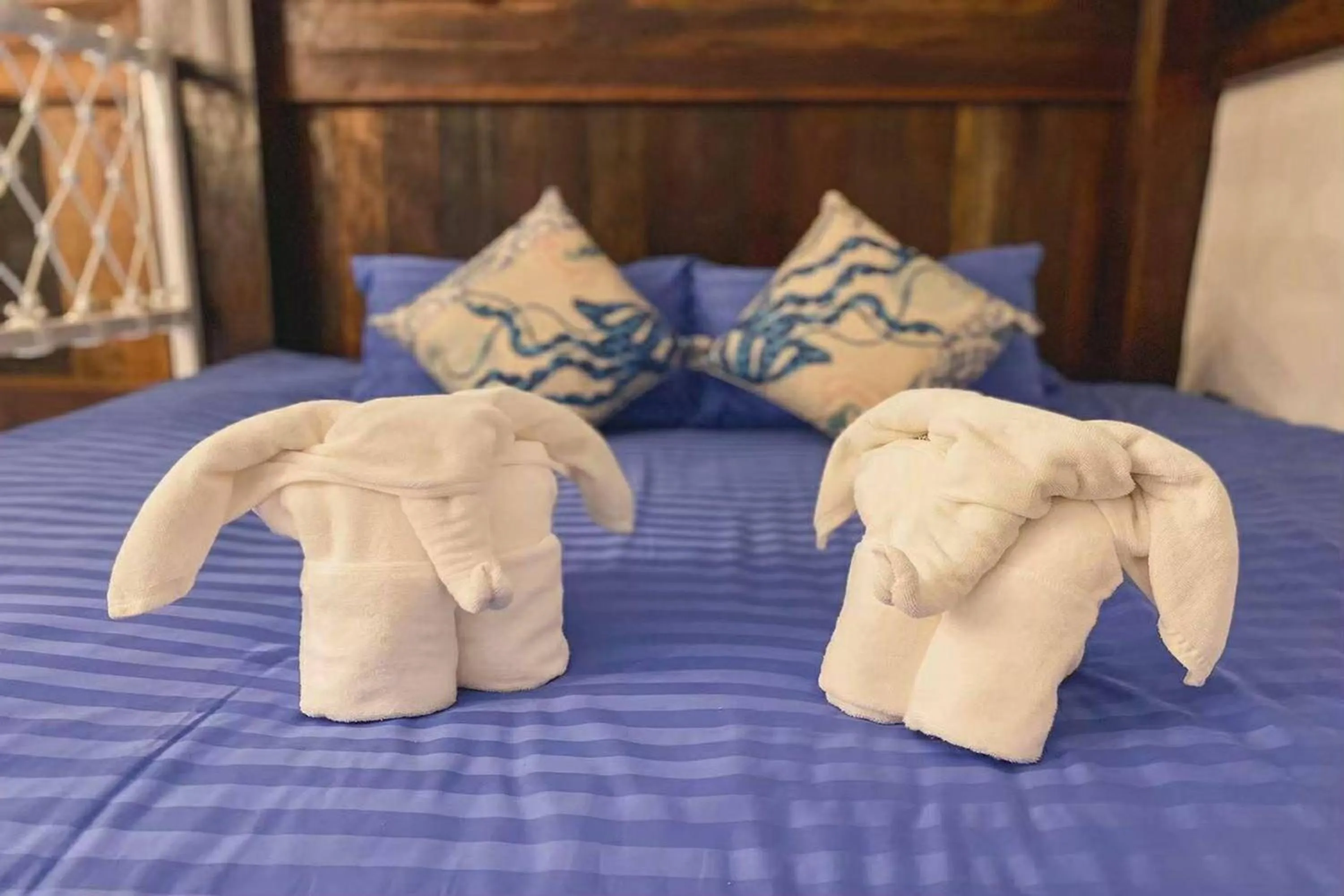 Bed in Buffalo Island Resort