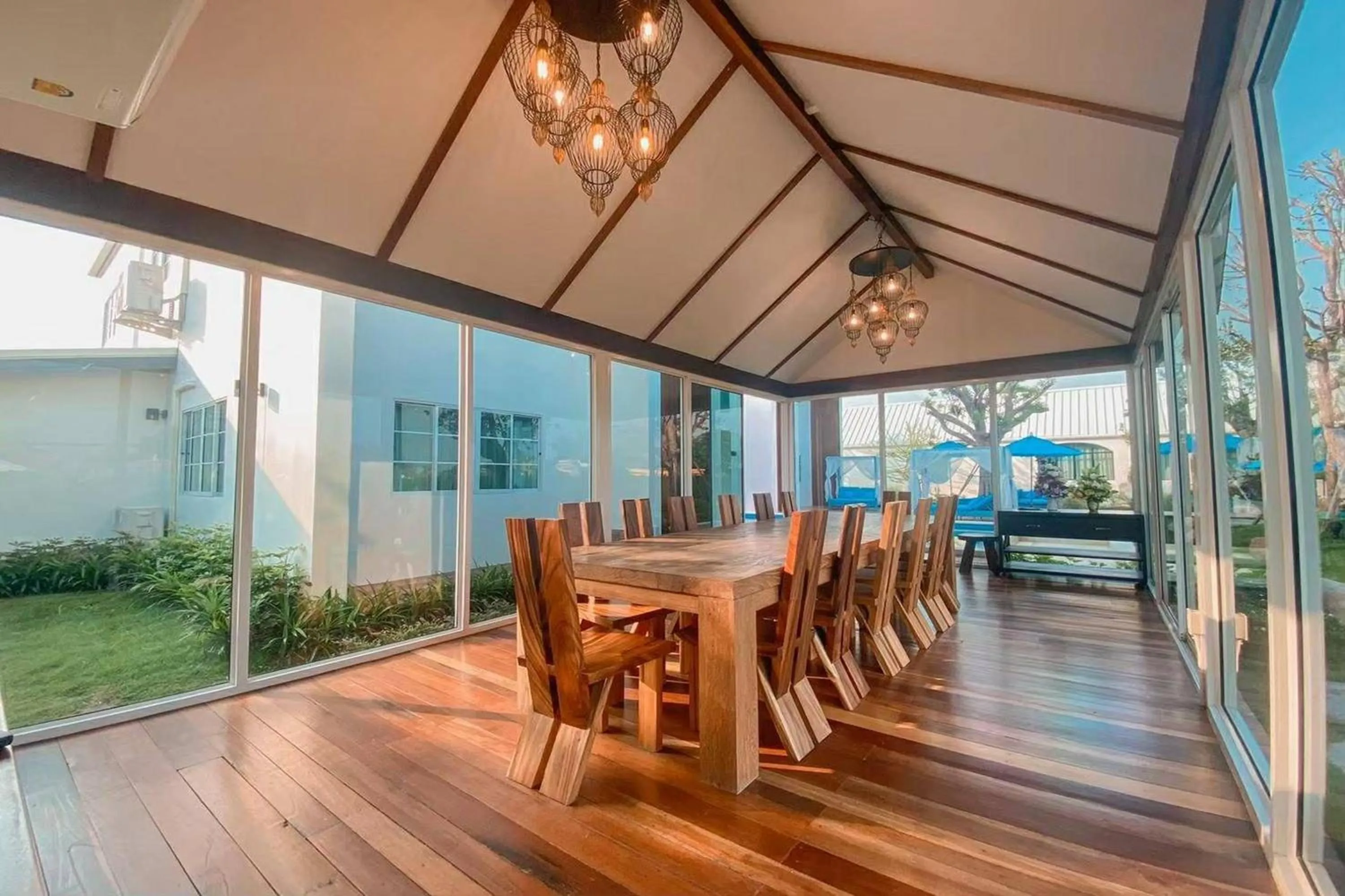 Living room in Buffalo Island Resort
