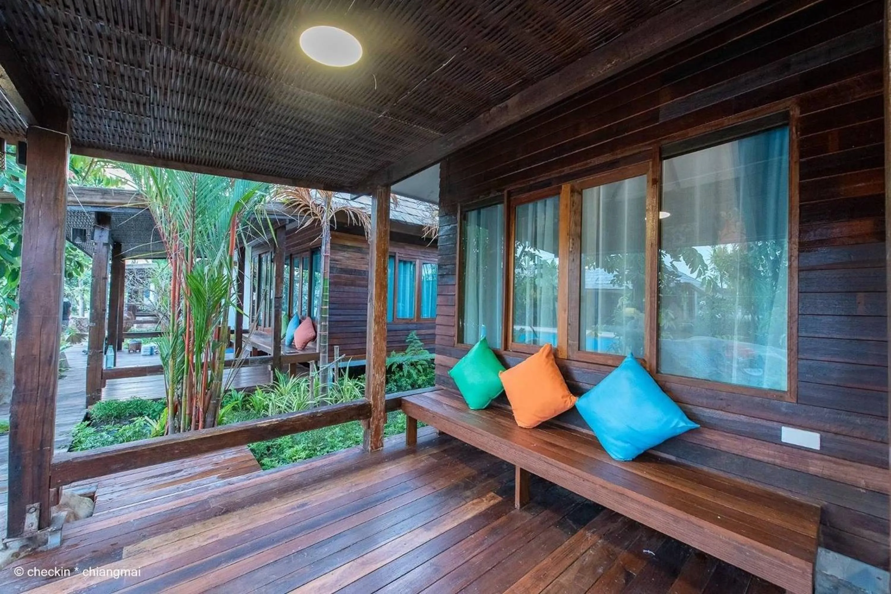 Living room in Buffalo Island Resort