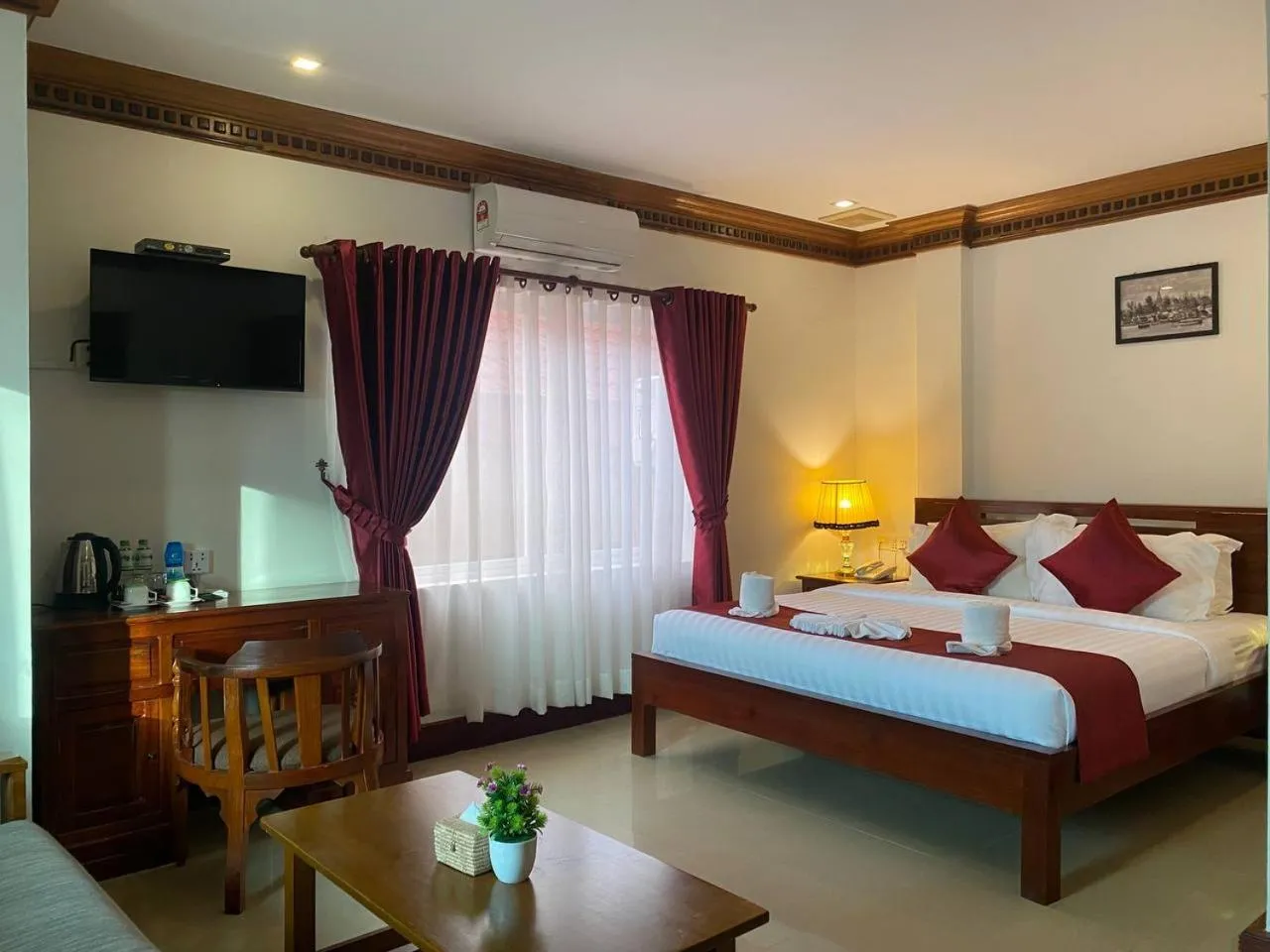 Bed in RubyLand Hotel