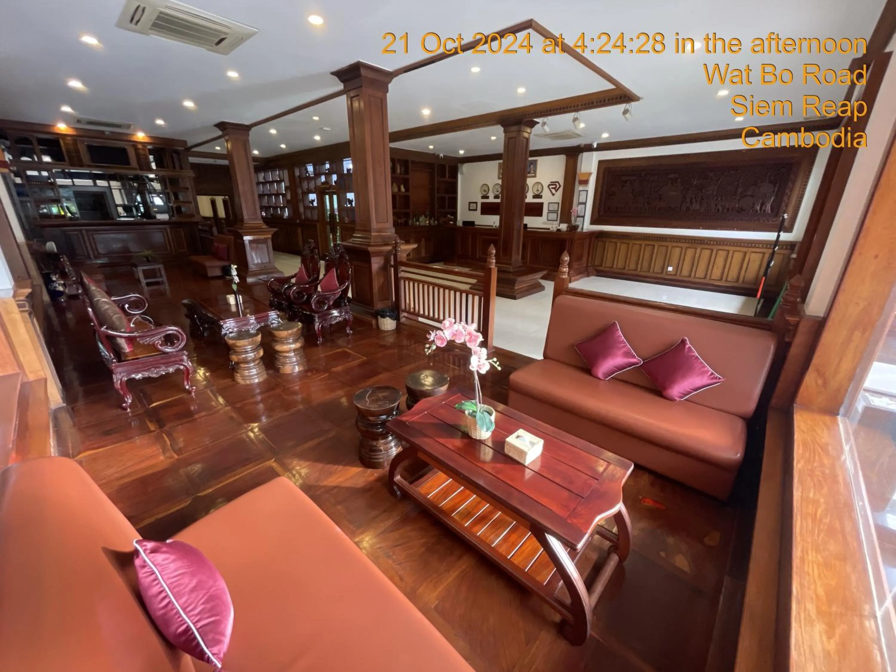 Living room in RubyLand Hotel