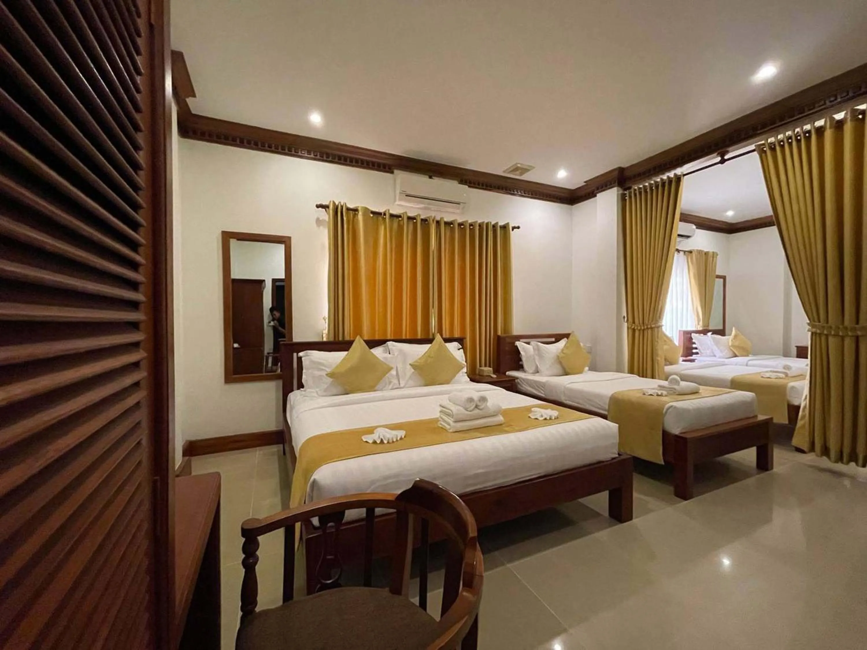 Bed in RubyLand Hotel