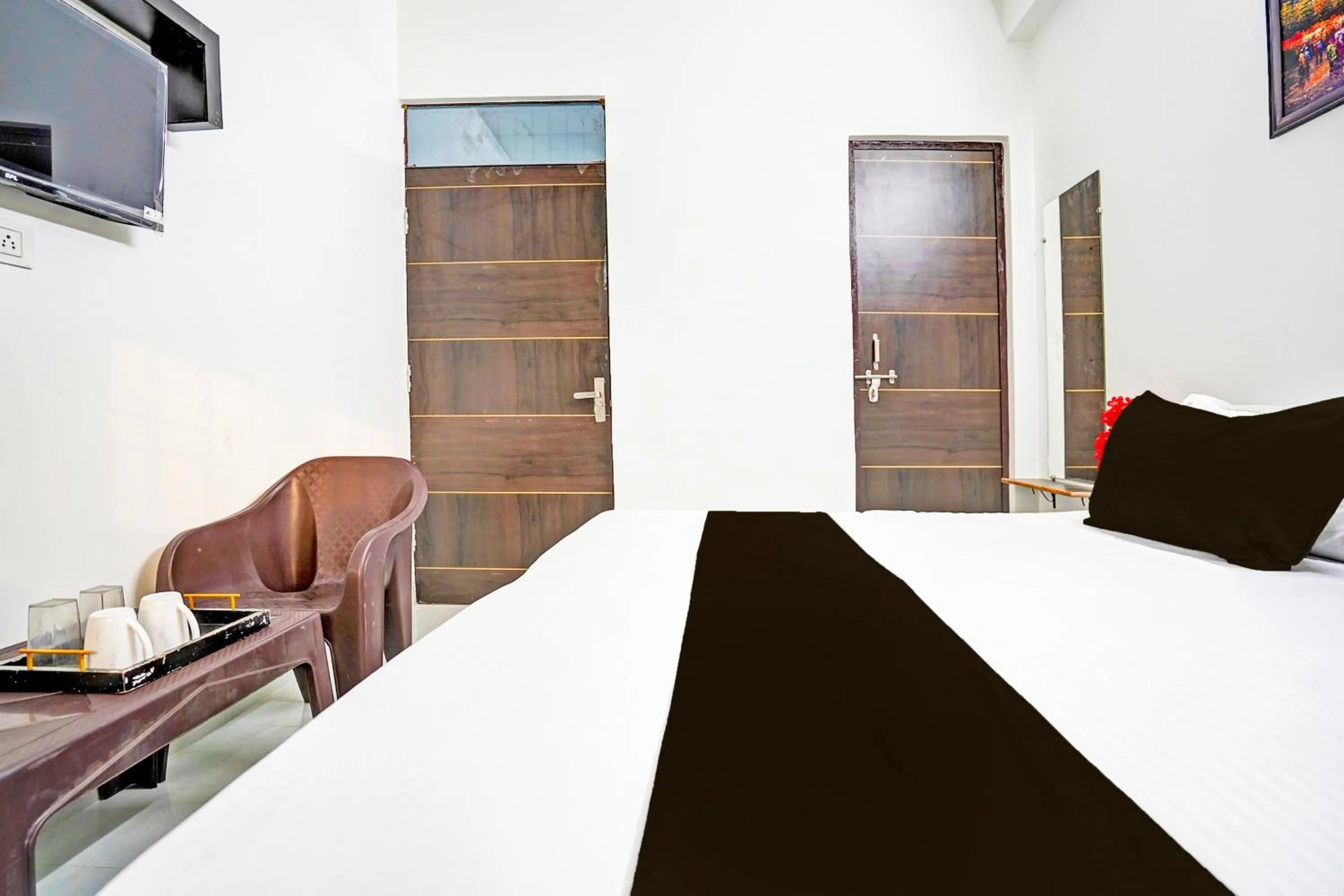 Bedroom, Bed in Hotel O Rooftop Castle