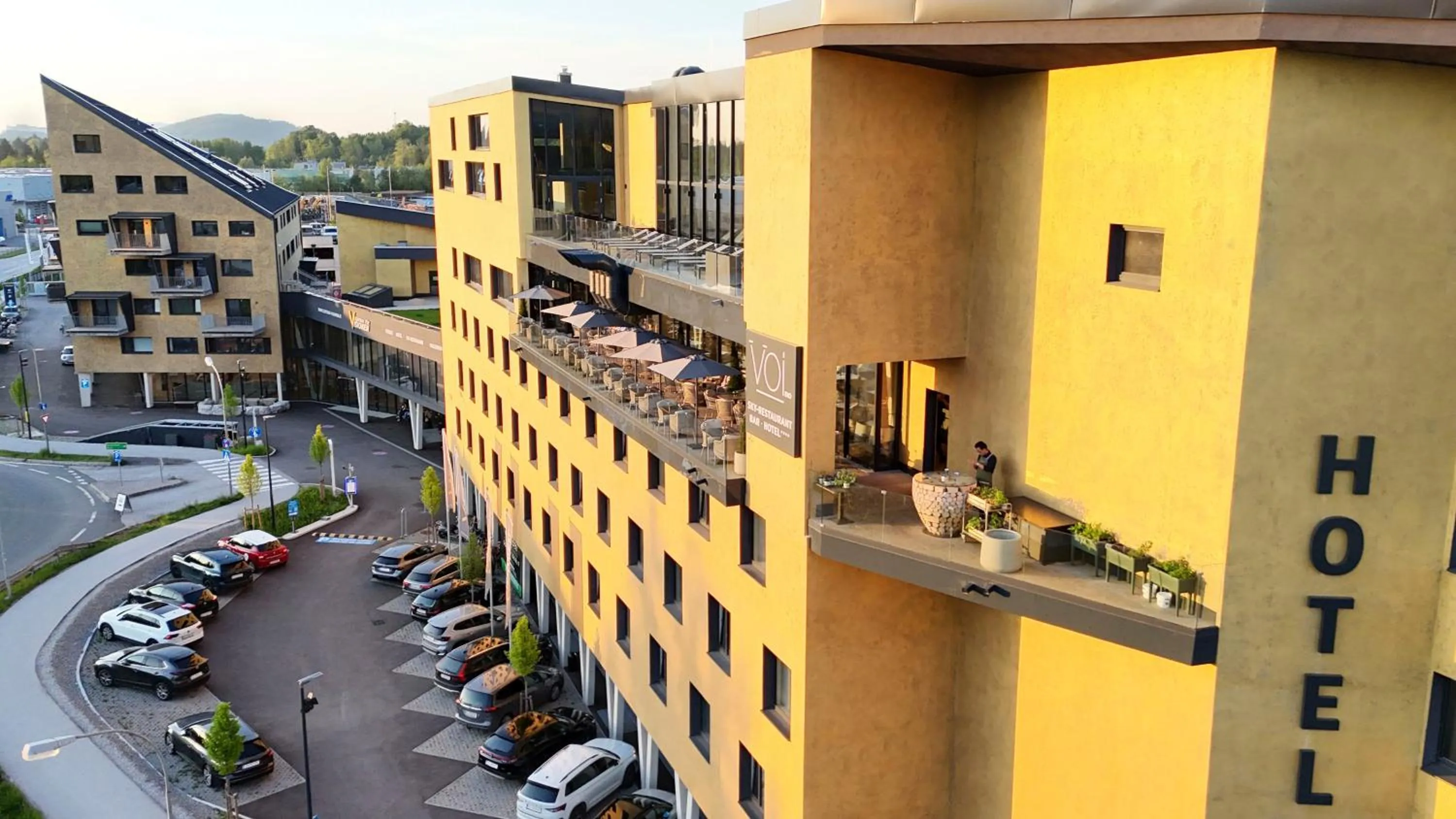 Property building in Hotel im Zentrum für Visionen